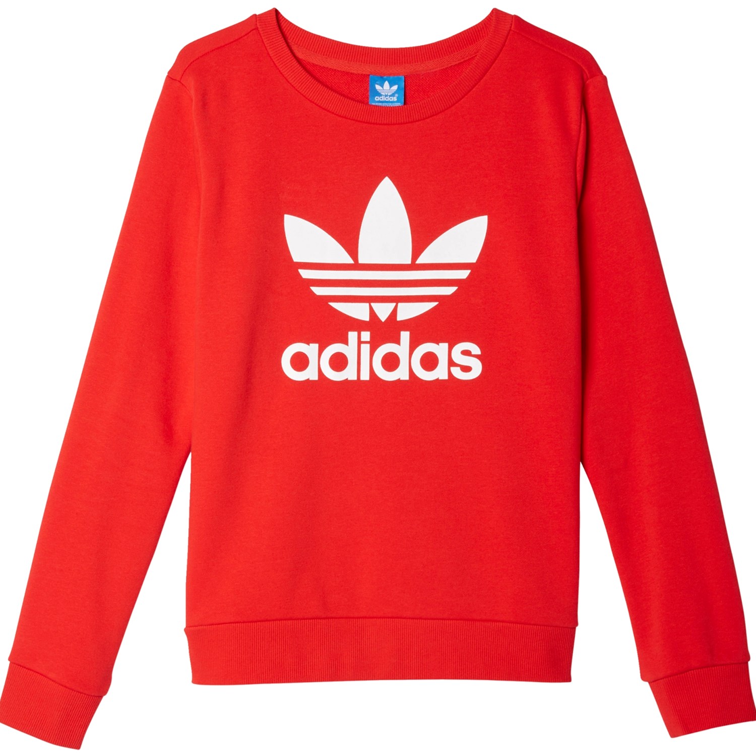 adidas red crew neck