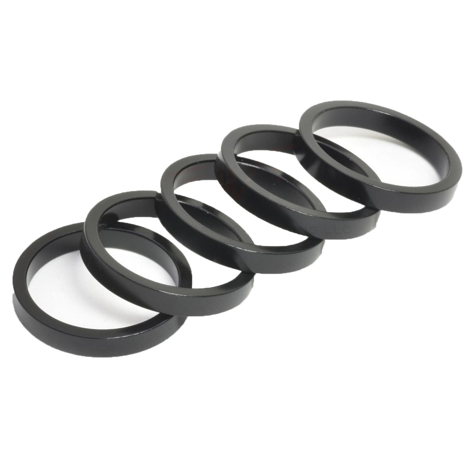 Aluminium-Wheels Manufacturing 1.5 mm 1-1//8/" Headset Spacer Noir Bag//5