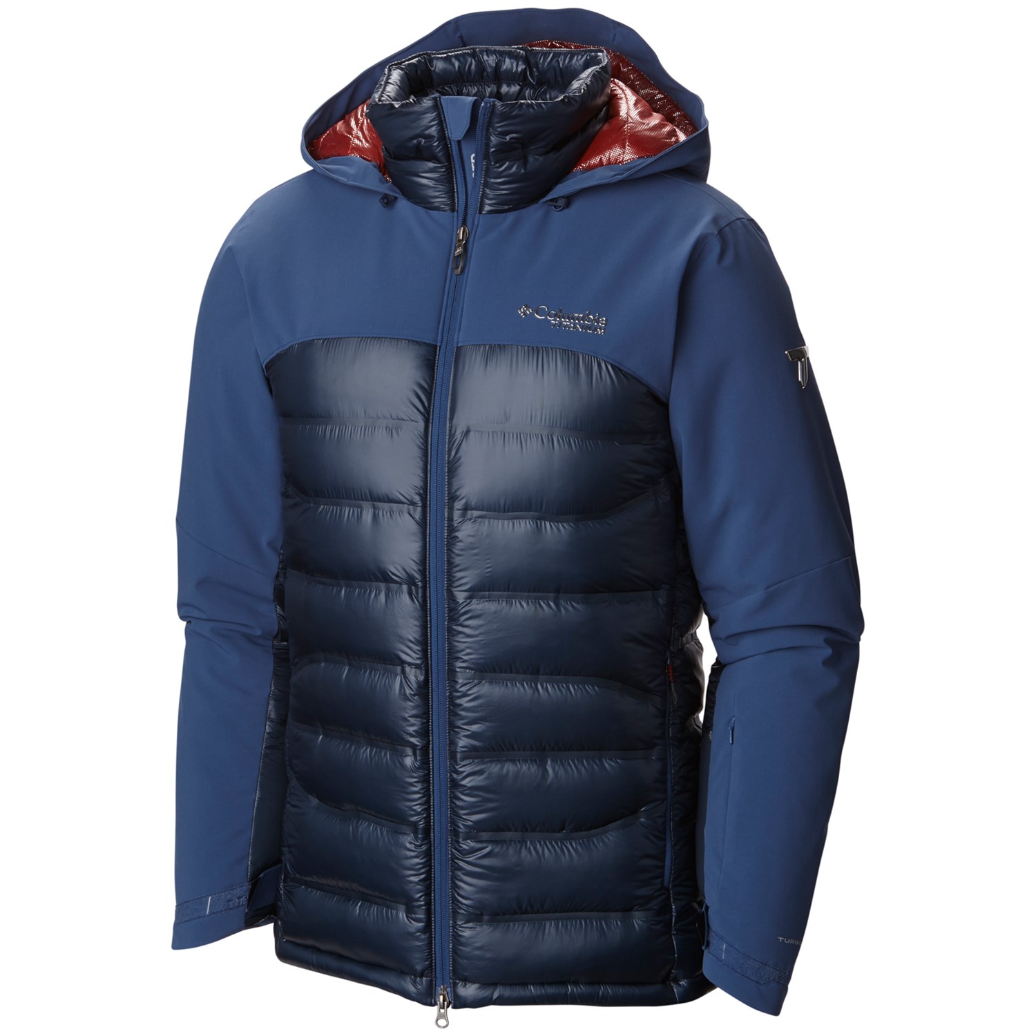 columbia men's heatzone 1000 turbodown hooded jacket