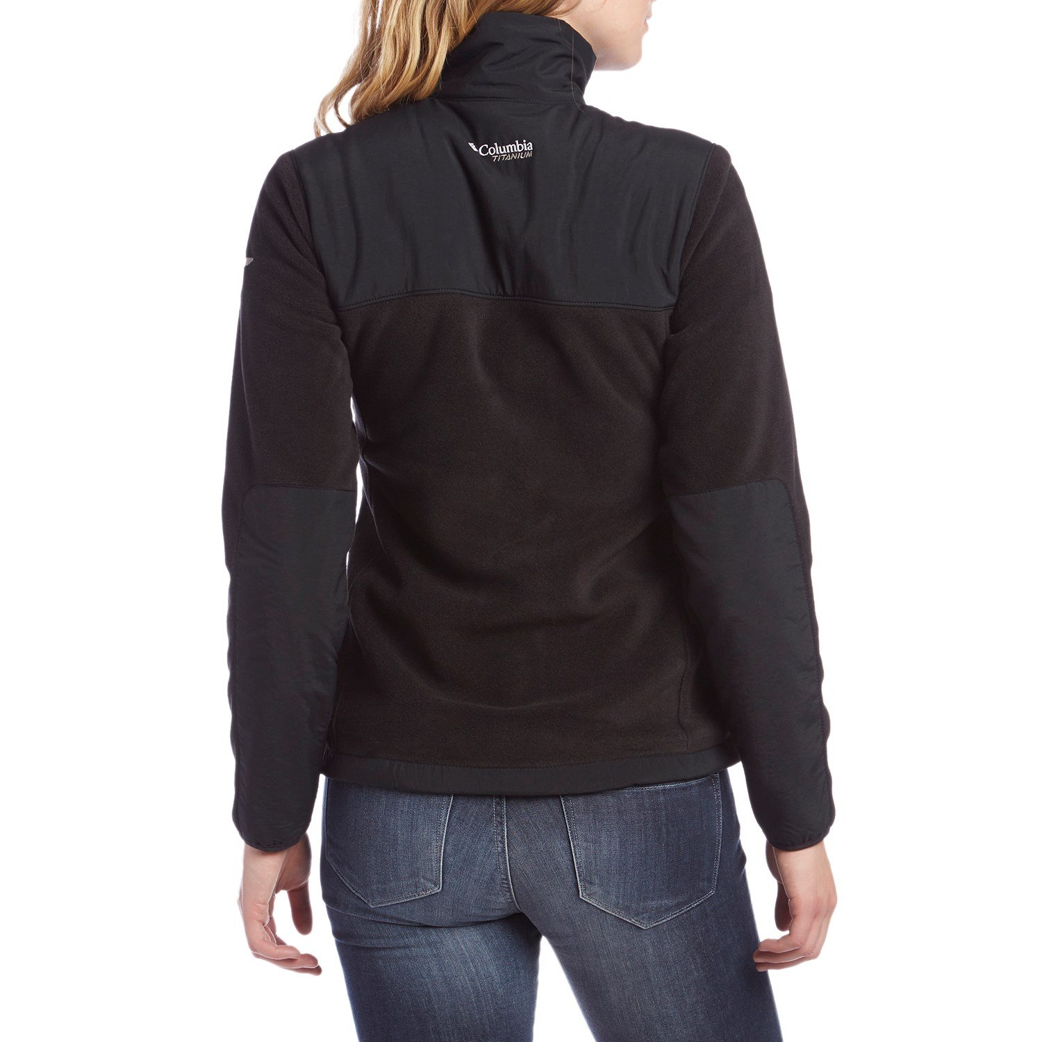 black columbia fleece jacket women's