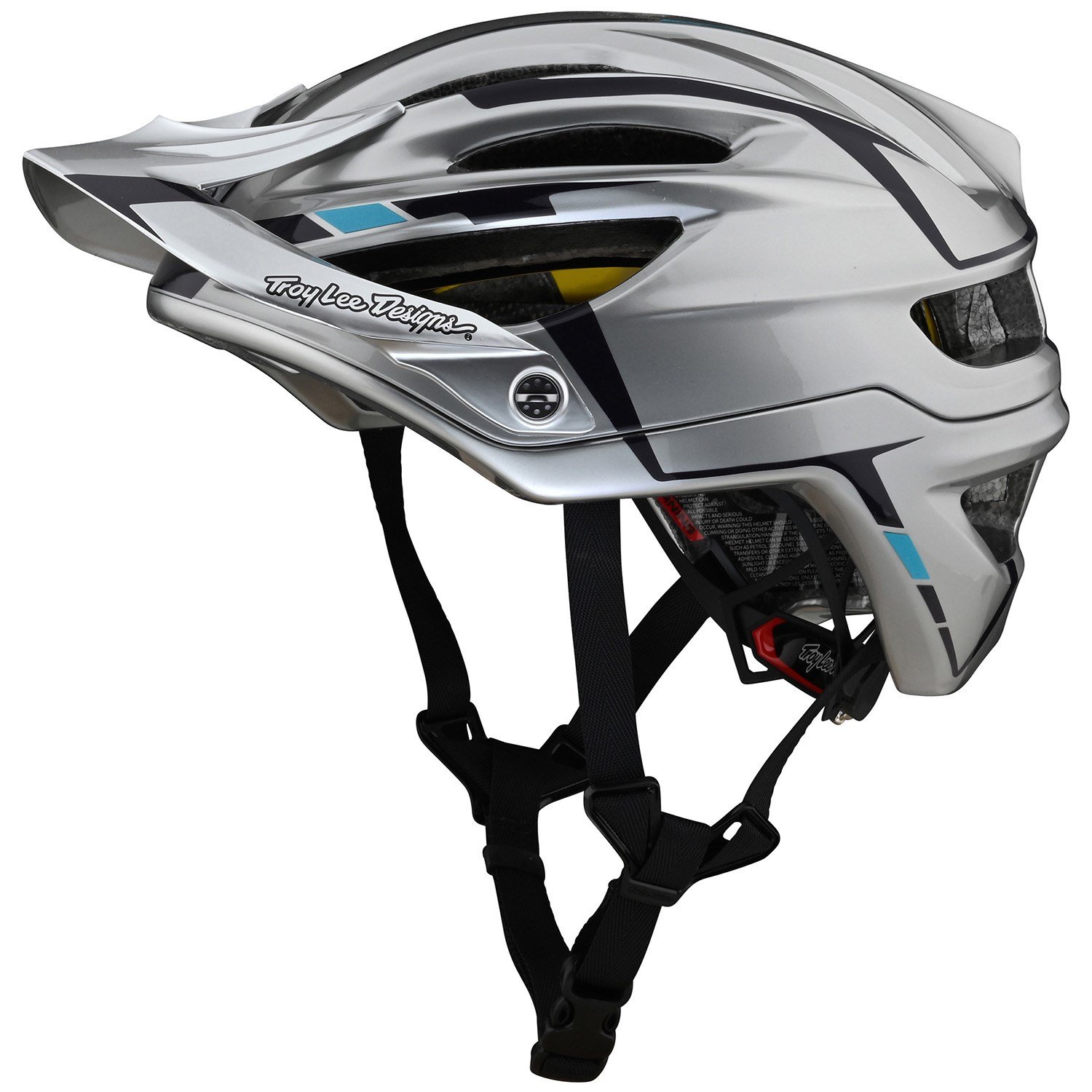Black Troy Lee Designs A2 2.0 X-Static Helmet Headliner 