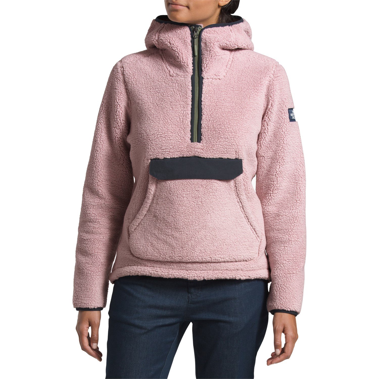 the north face pink hoodie