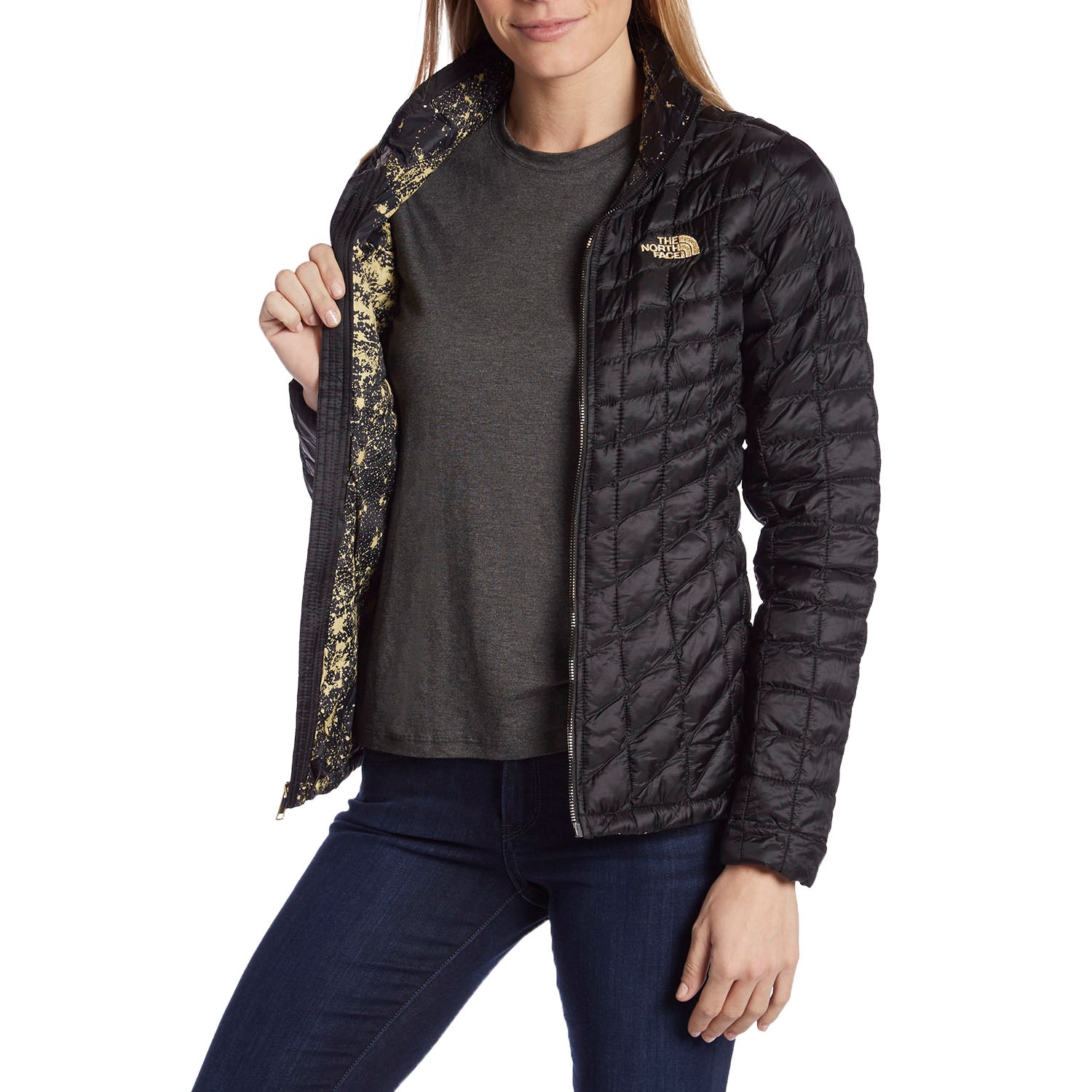 the north face thermoball zip in