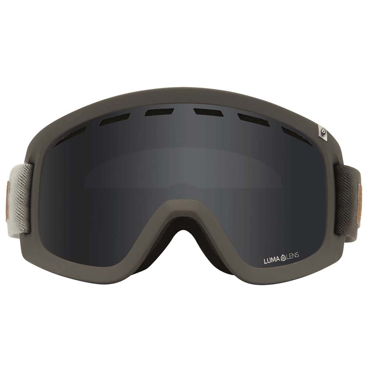 2015 Dragon D1 Snow Goggles Murdered out Black With Dark Smoke Lens for sale online 