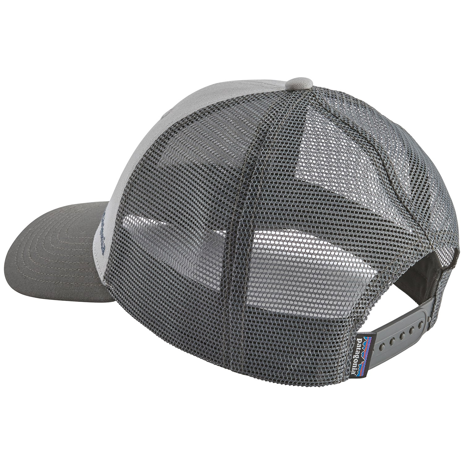 small text logo lopro trucker hat