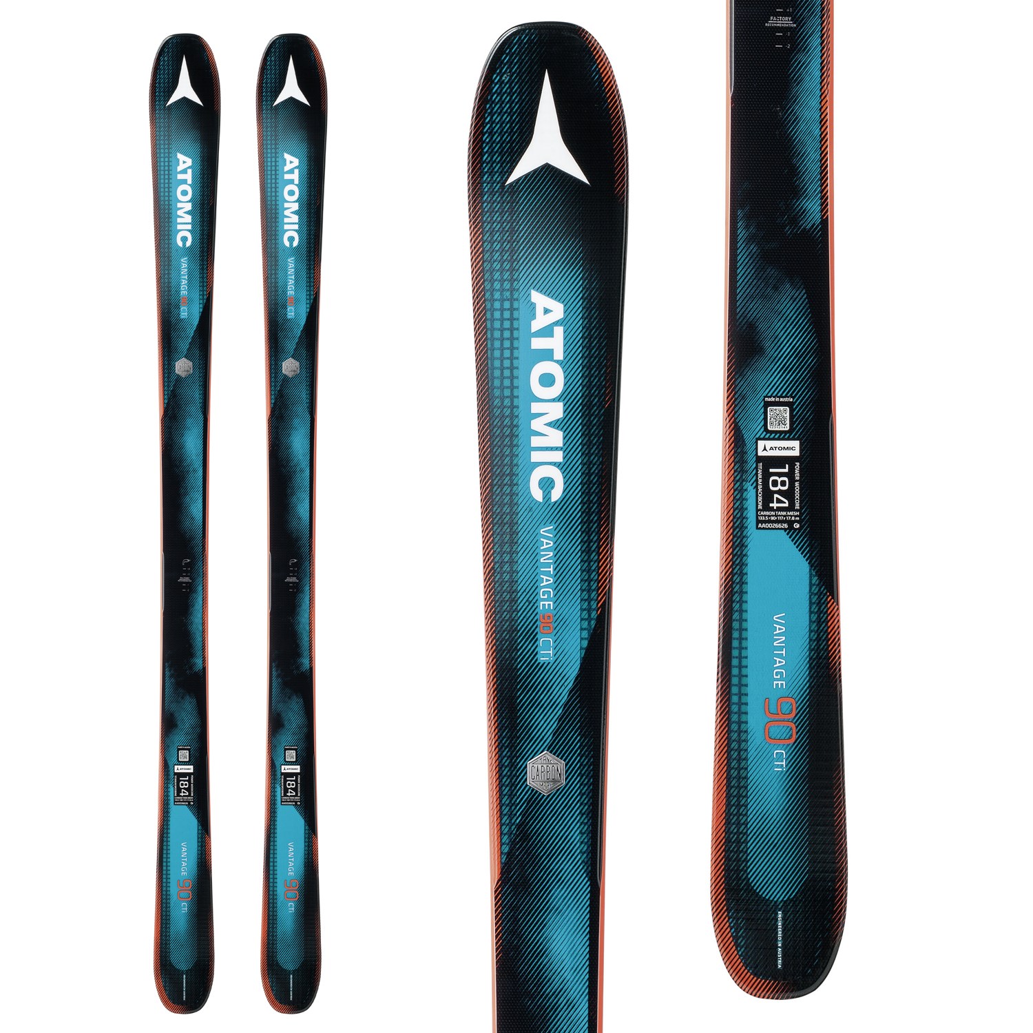 Atomic Vantage 90 CTI Skis 2018 | evo