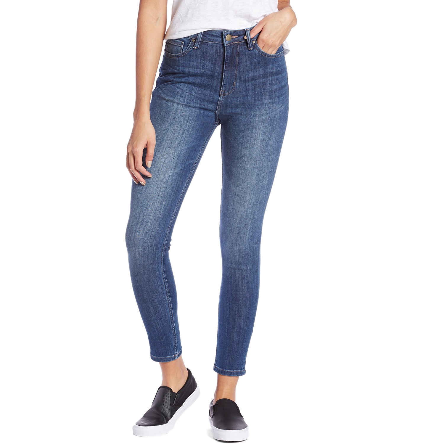 high rise skinny jeans women