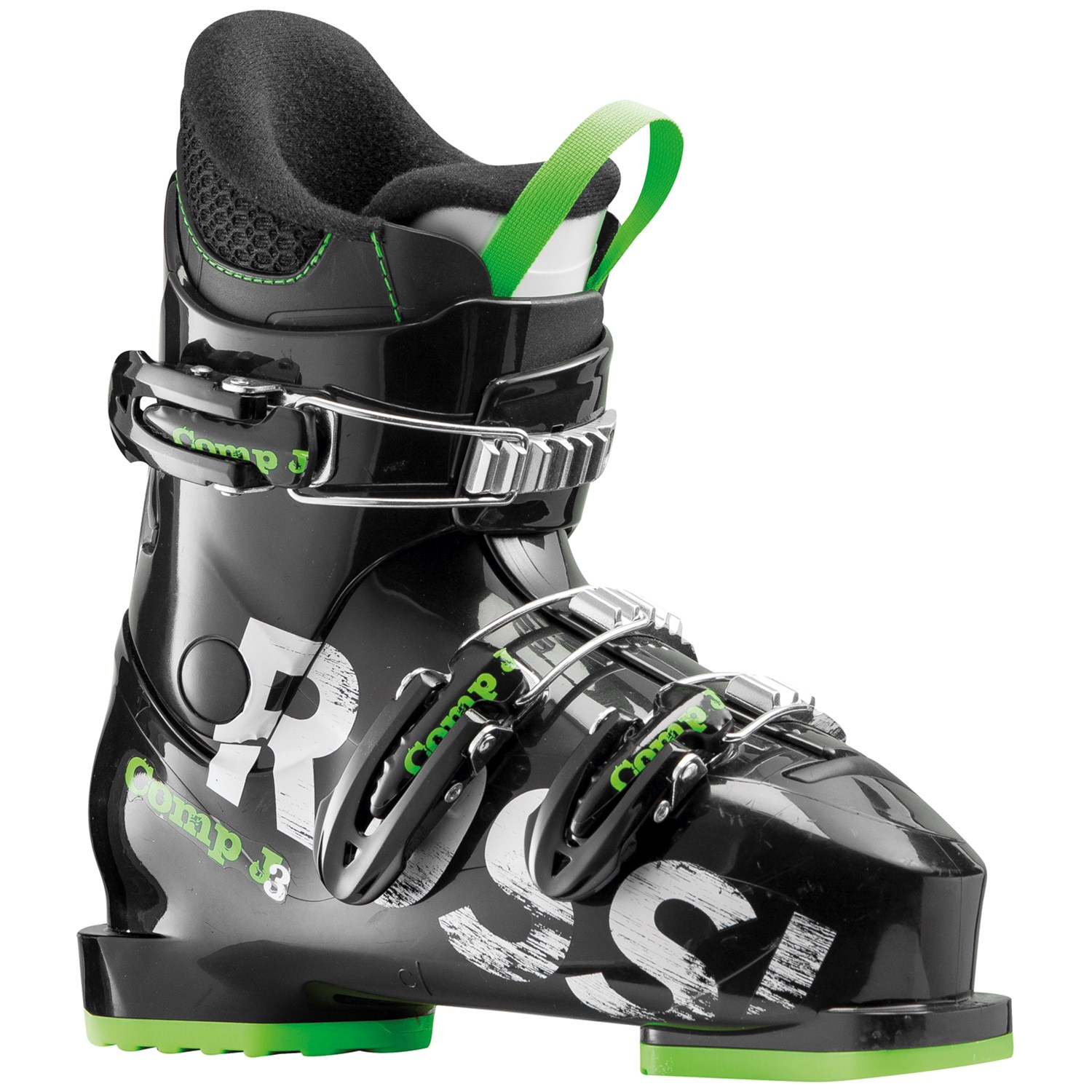 Rossignol Comp J Kids Ski Boots Size 2.5 Mondo 20.5 Used 