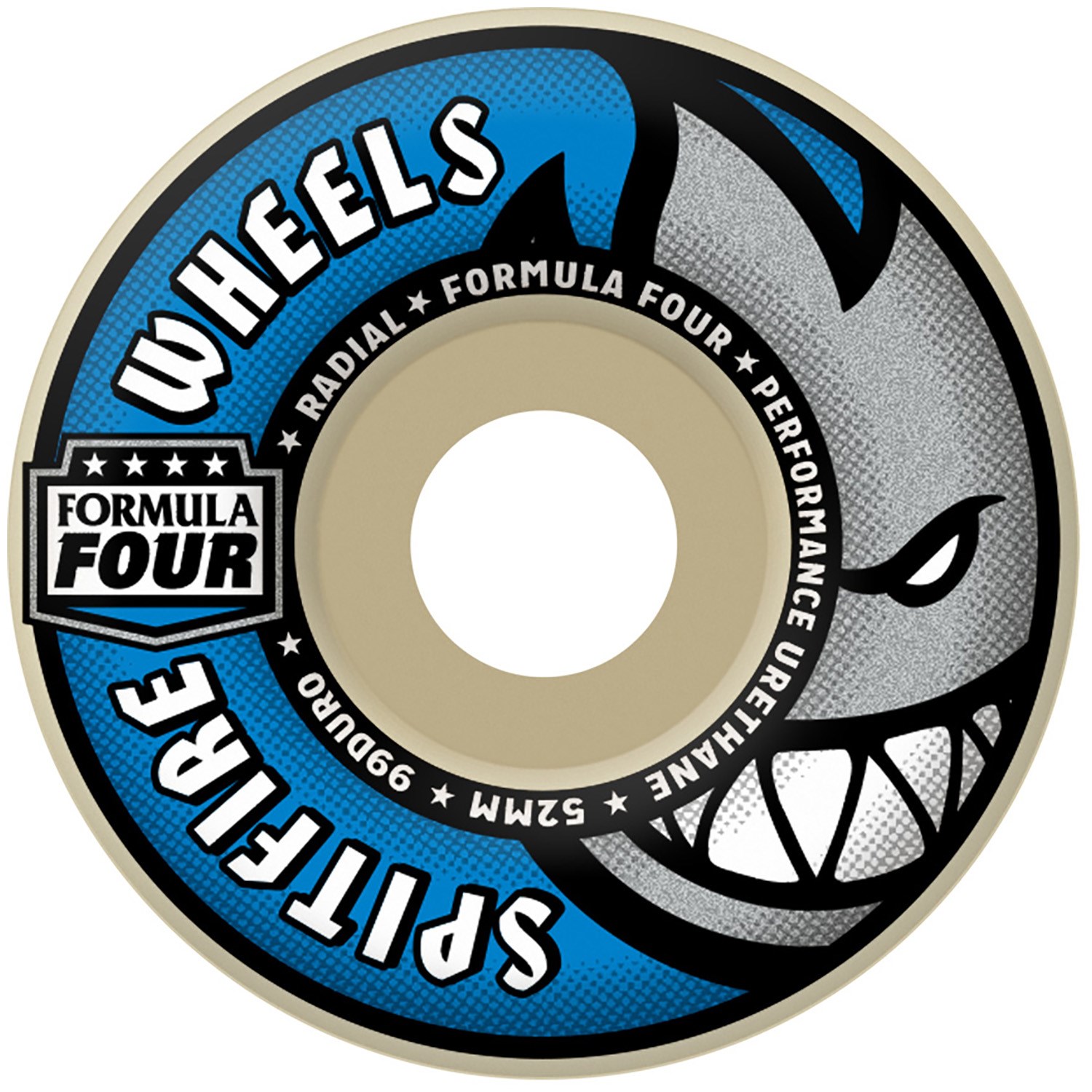 スケートボード SPITFIRE WHEELS FORMULA FOUR 99D60mm Spitfire Formula Four 99D Radial Skateboard Wheels | evo