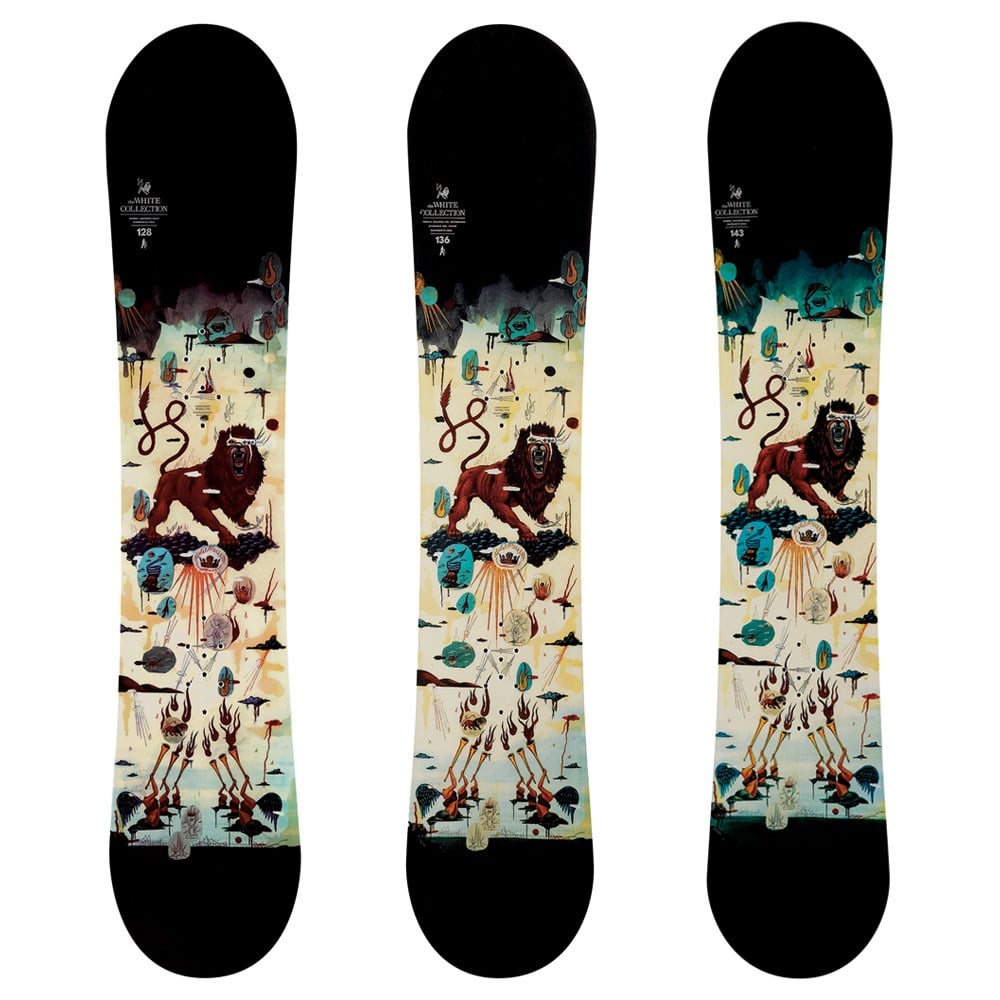 Burton White Collection Smalls Snowboard - Youth 2008 | evo