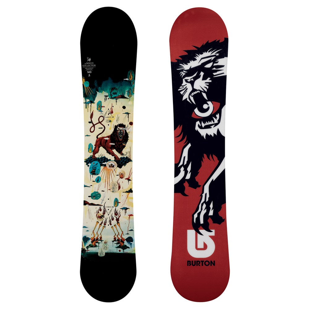 Burton White Collection Smalls Snowboard - Youth 2008