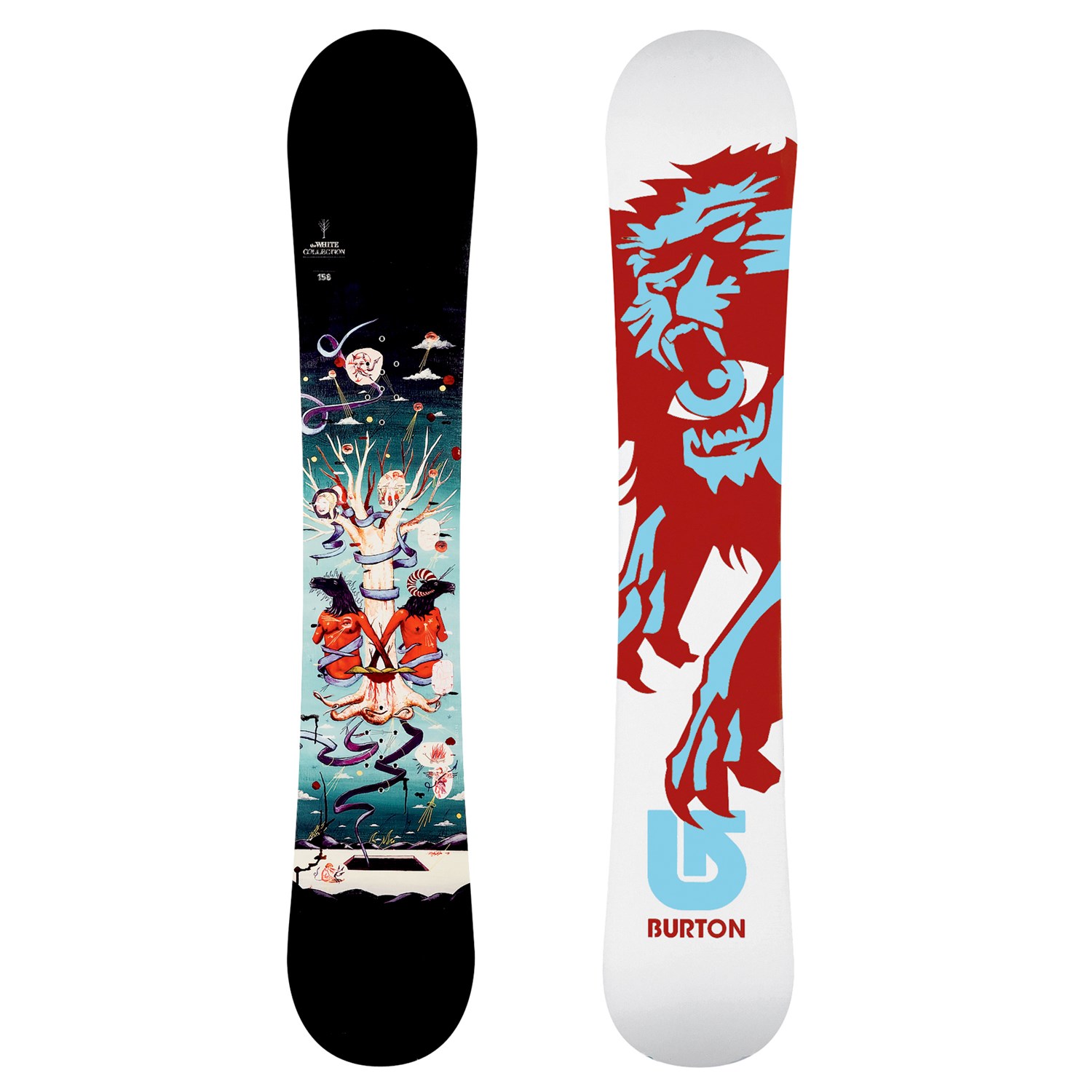 Burton White Collection Snowboard 2008