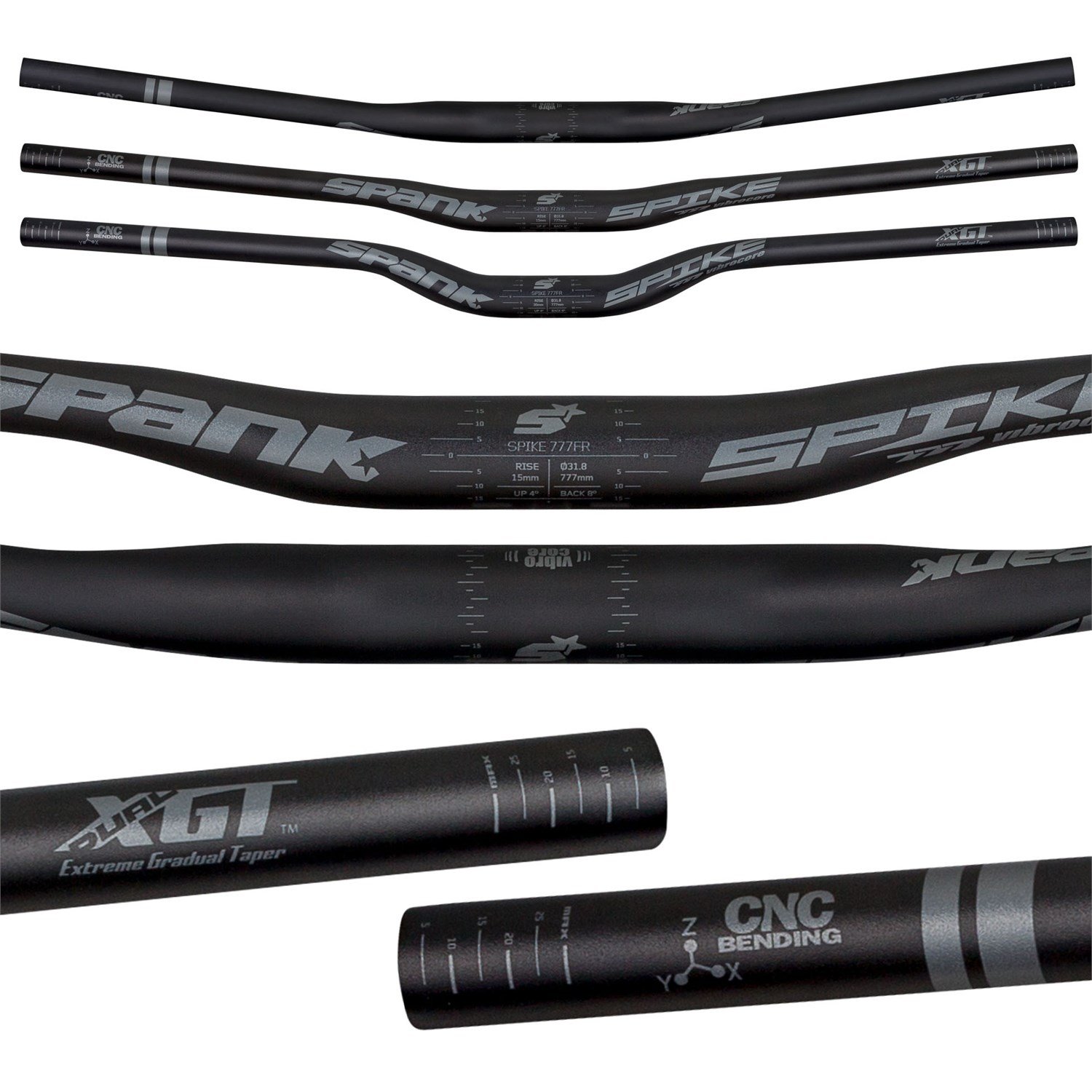 Spank Spike 777 FR Bearclaw Vibrocore Handlebars | evo Canada