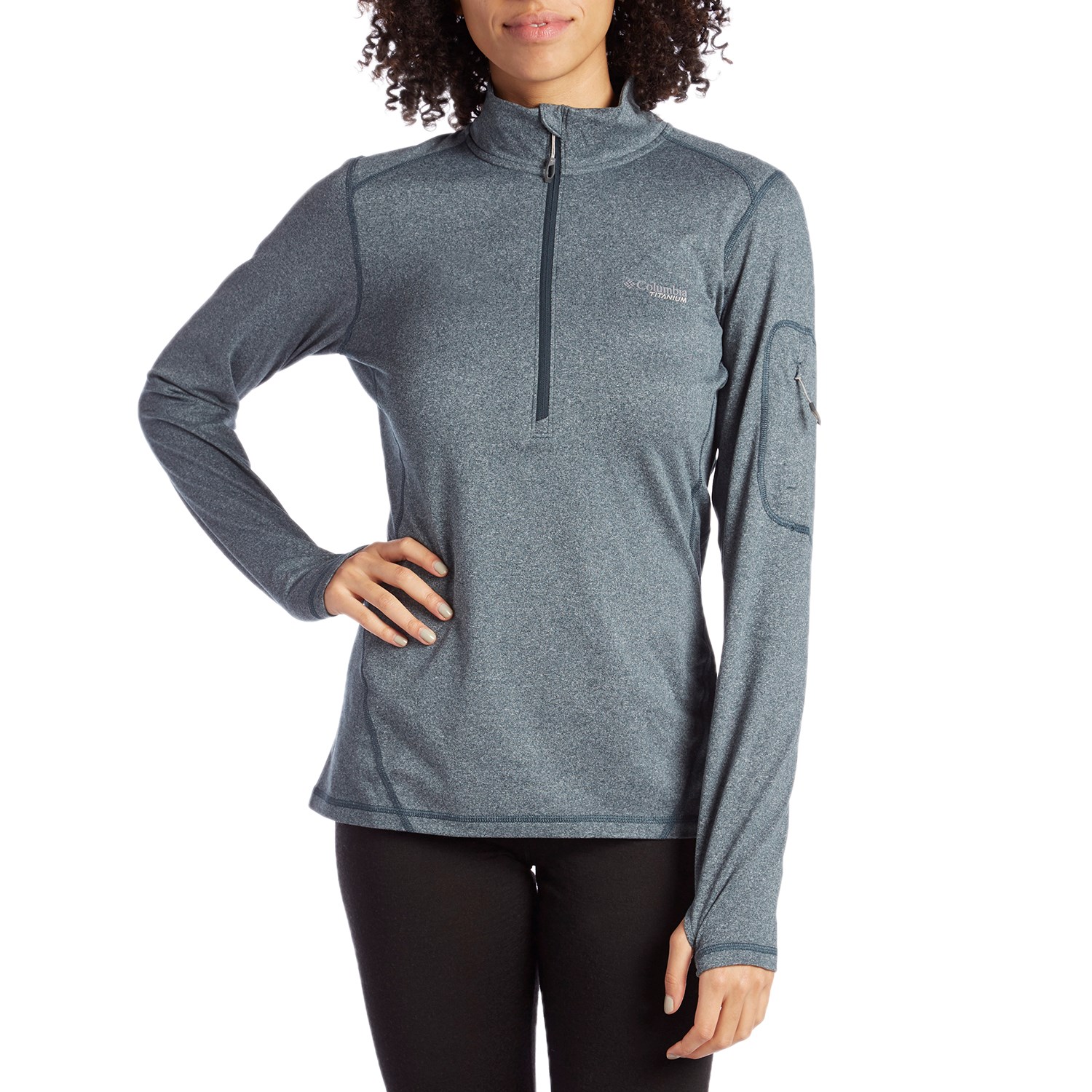 columbia titanium half zip pullover