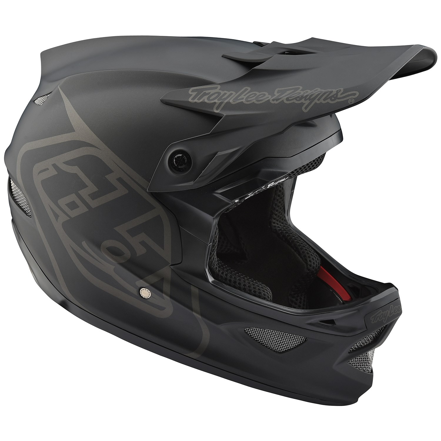 Troy Lee Designs D3 Fiberlite Silhouette Adult Off-Road BMX Cycling Helmet 