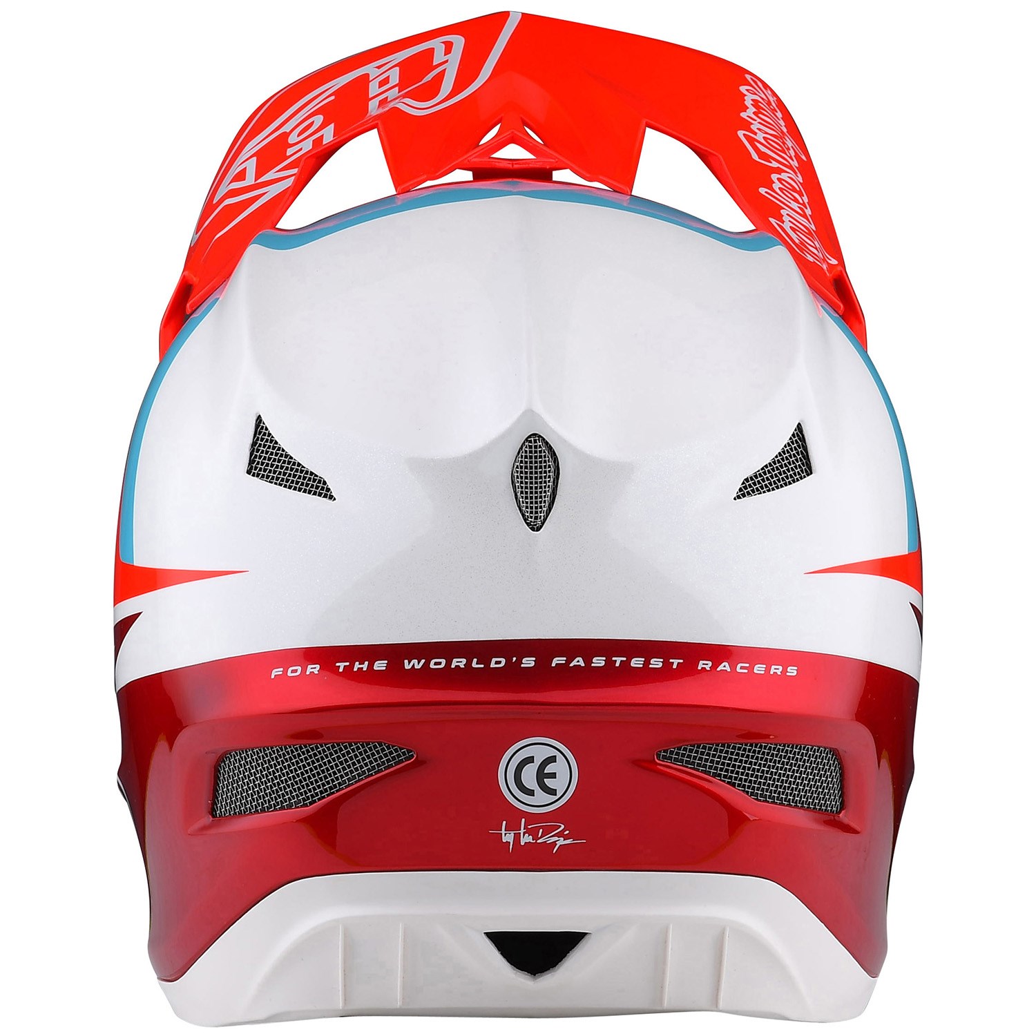 Troy Lee Designs D3 Fiberlite Helmet Spiderstripe - Another Bike