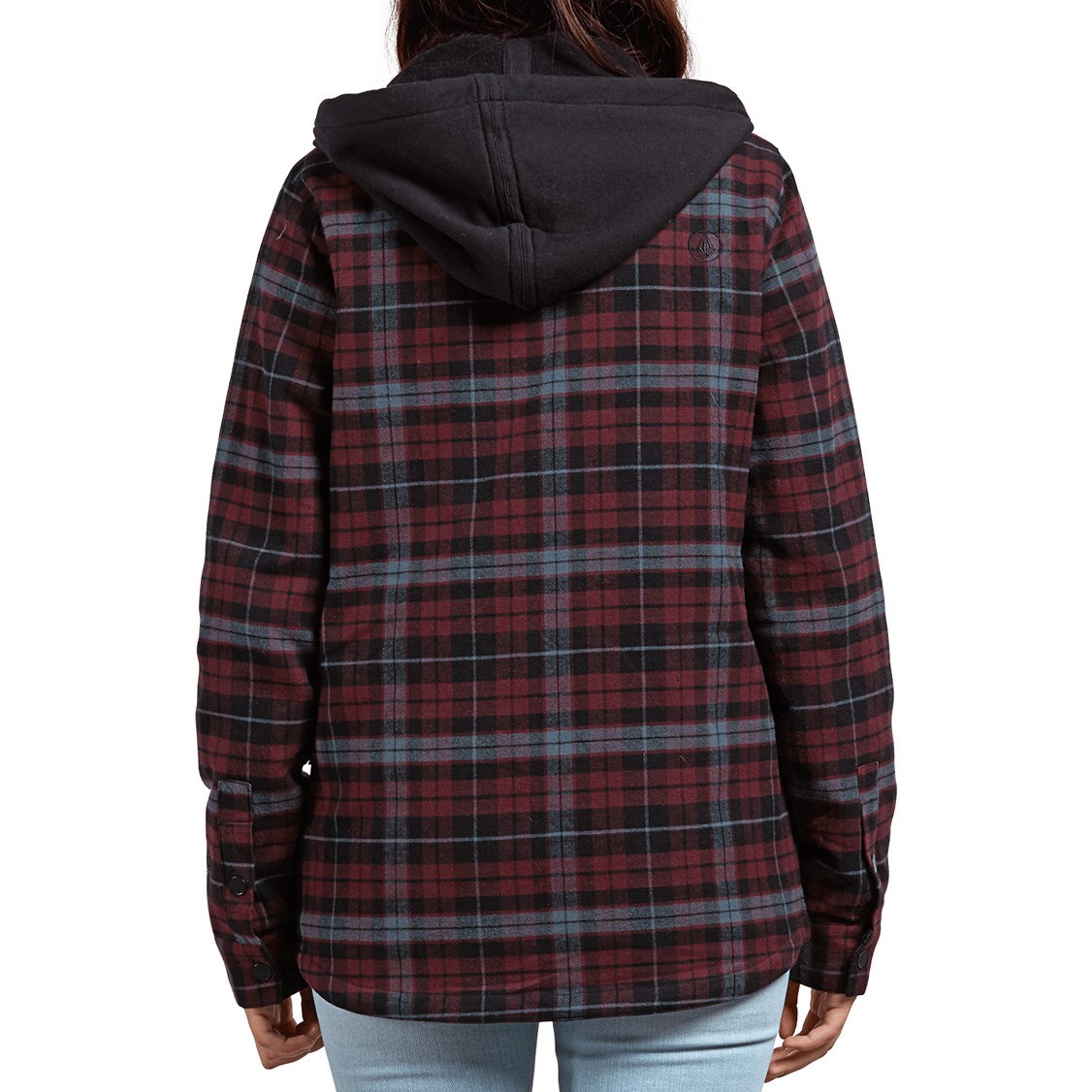 flannel jacket women's with hood