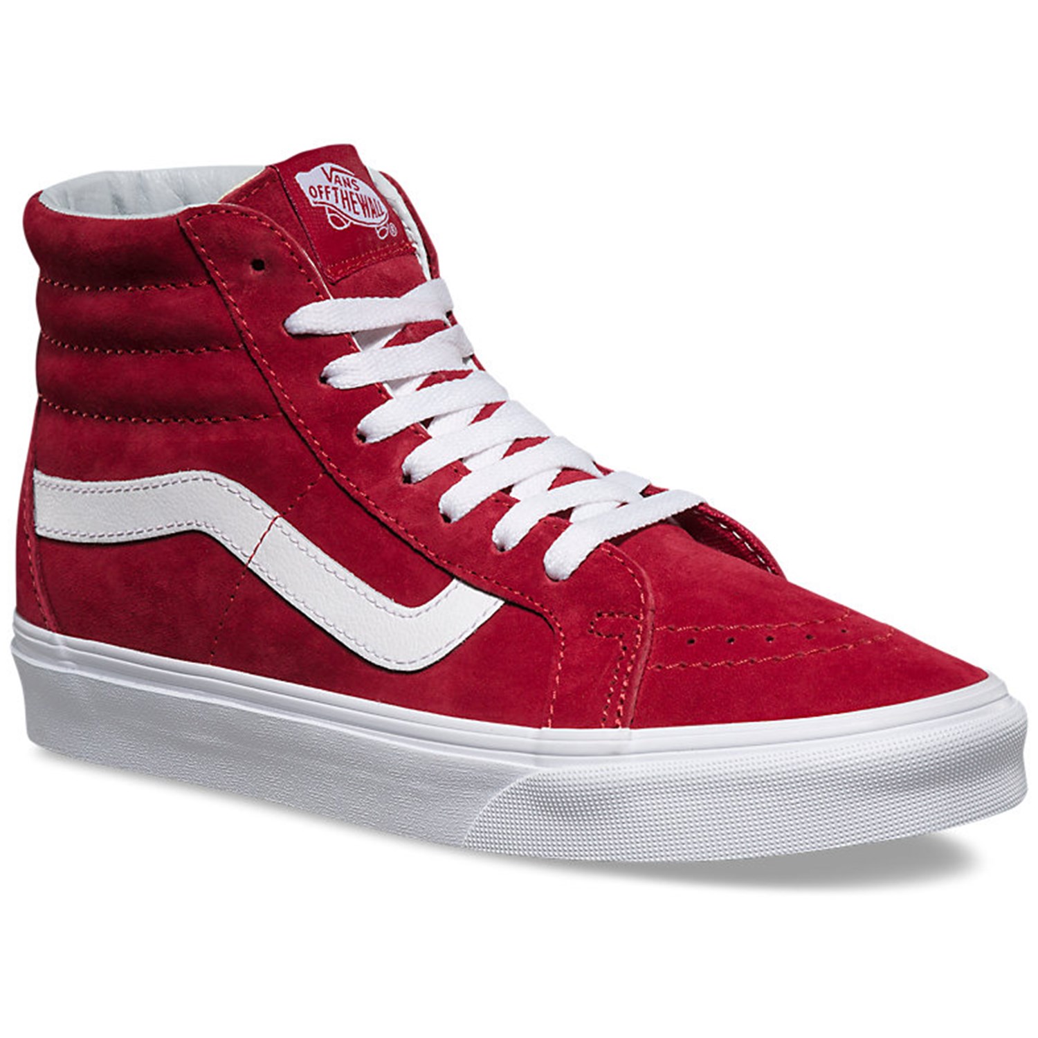 womens red vans shoes