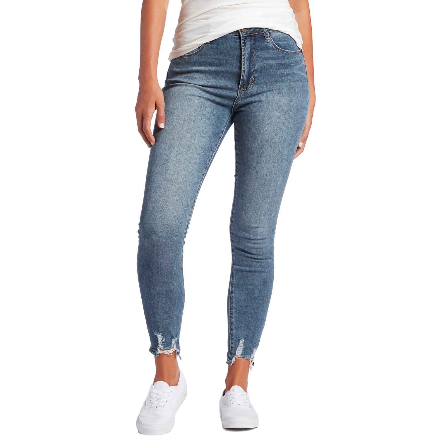 high rise jeans