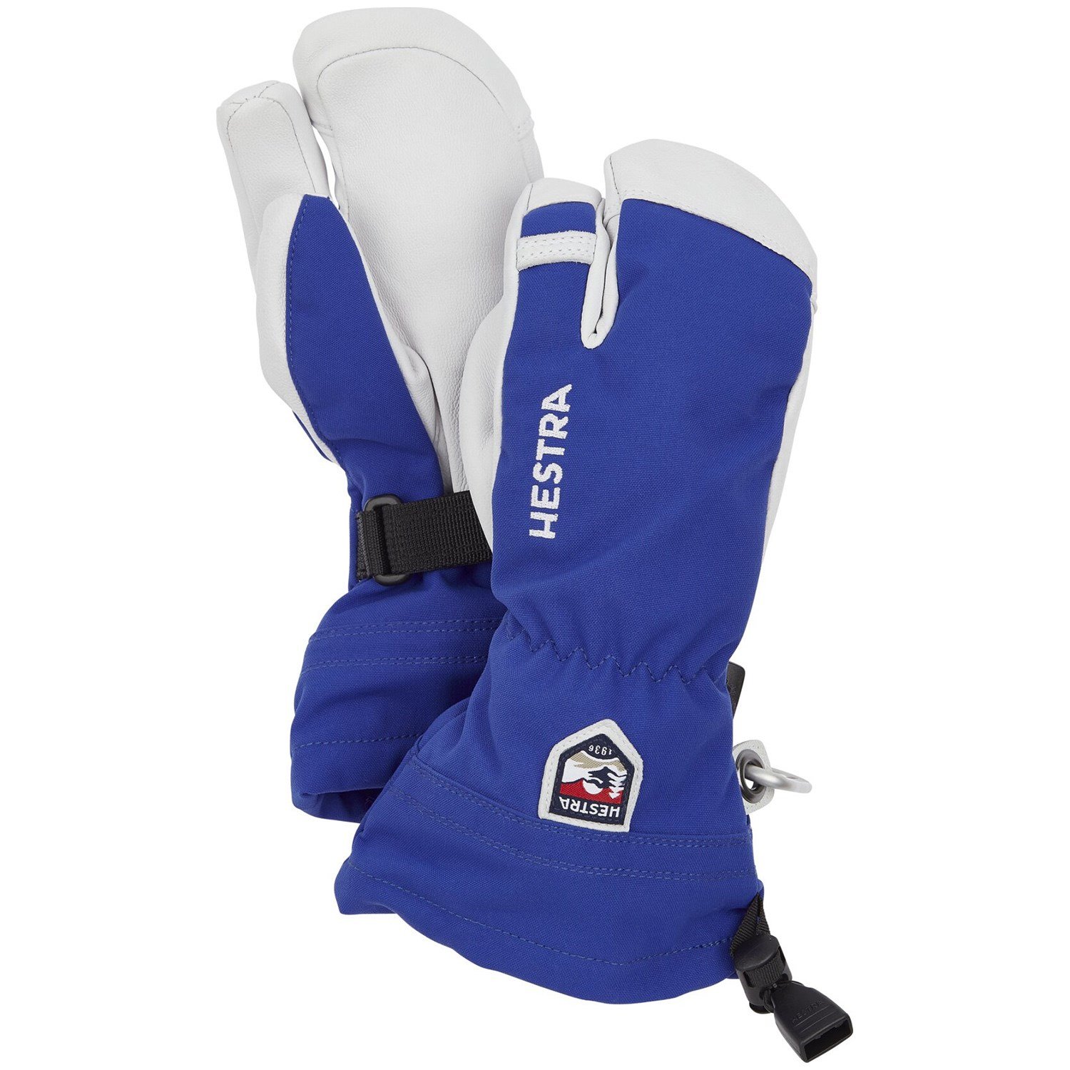 Hestra Army Leather Heli Ski 3-Finger Mittens Kids' evo