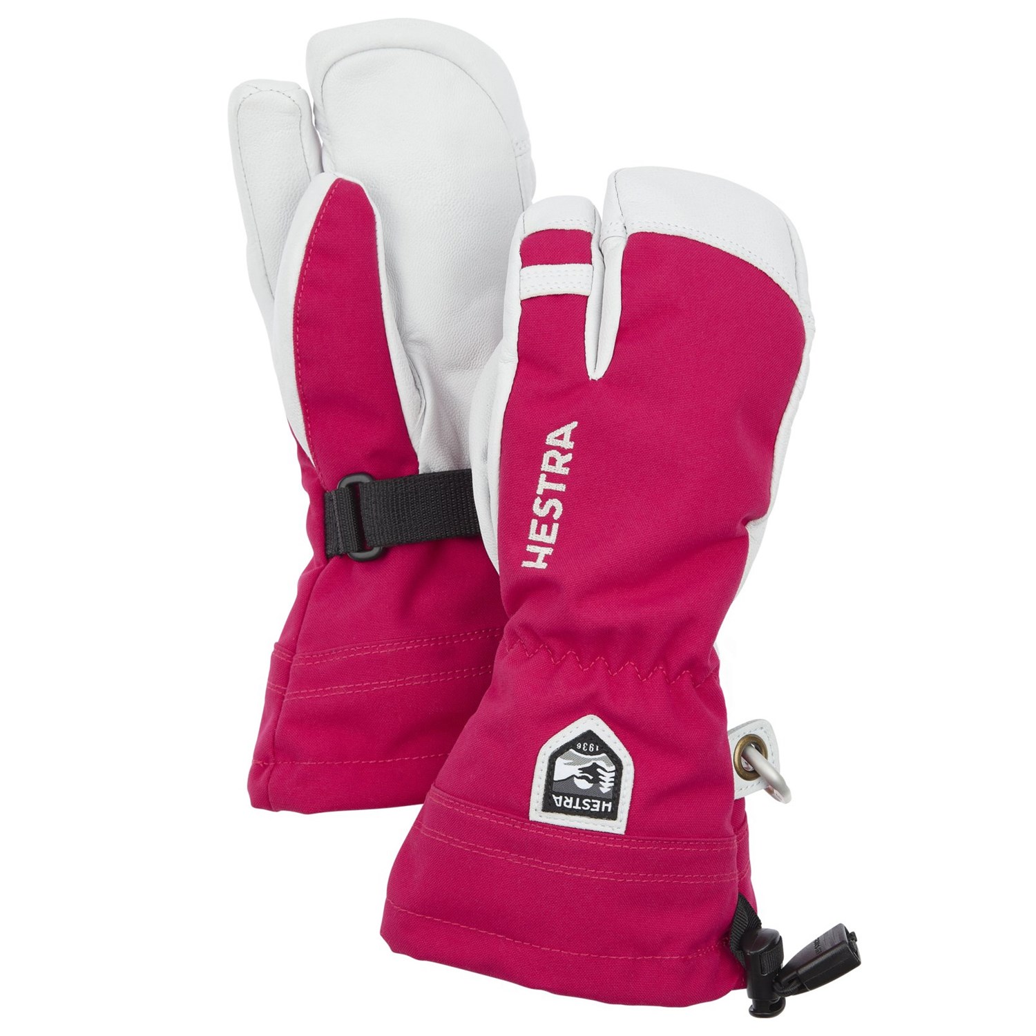 HESTRA Heli Ski 3-Finger size:6 新品未使用 Army Leather Heli Ski 3-finger - Red | Hestra Gloves