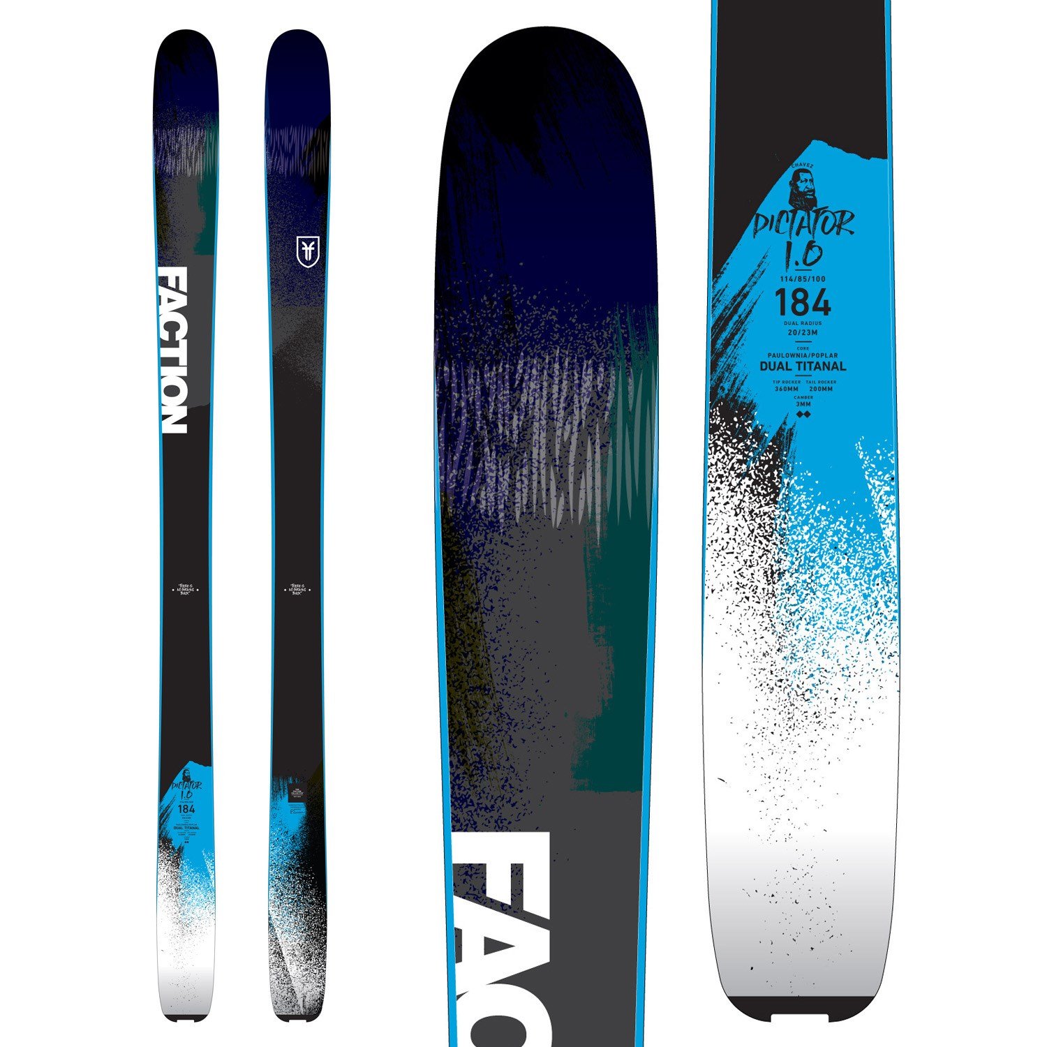 Faction Dictator 1.0 Skis 2018 | evo