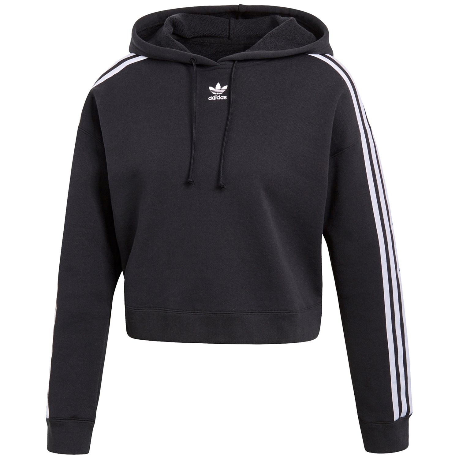 womens adidas crop top hoodie