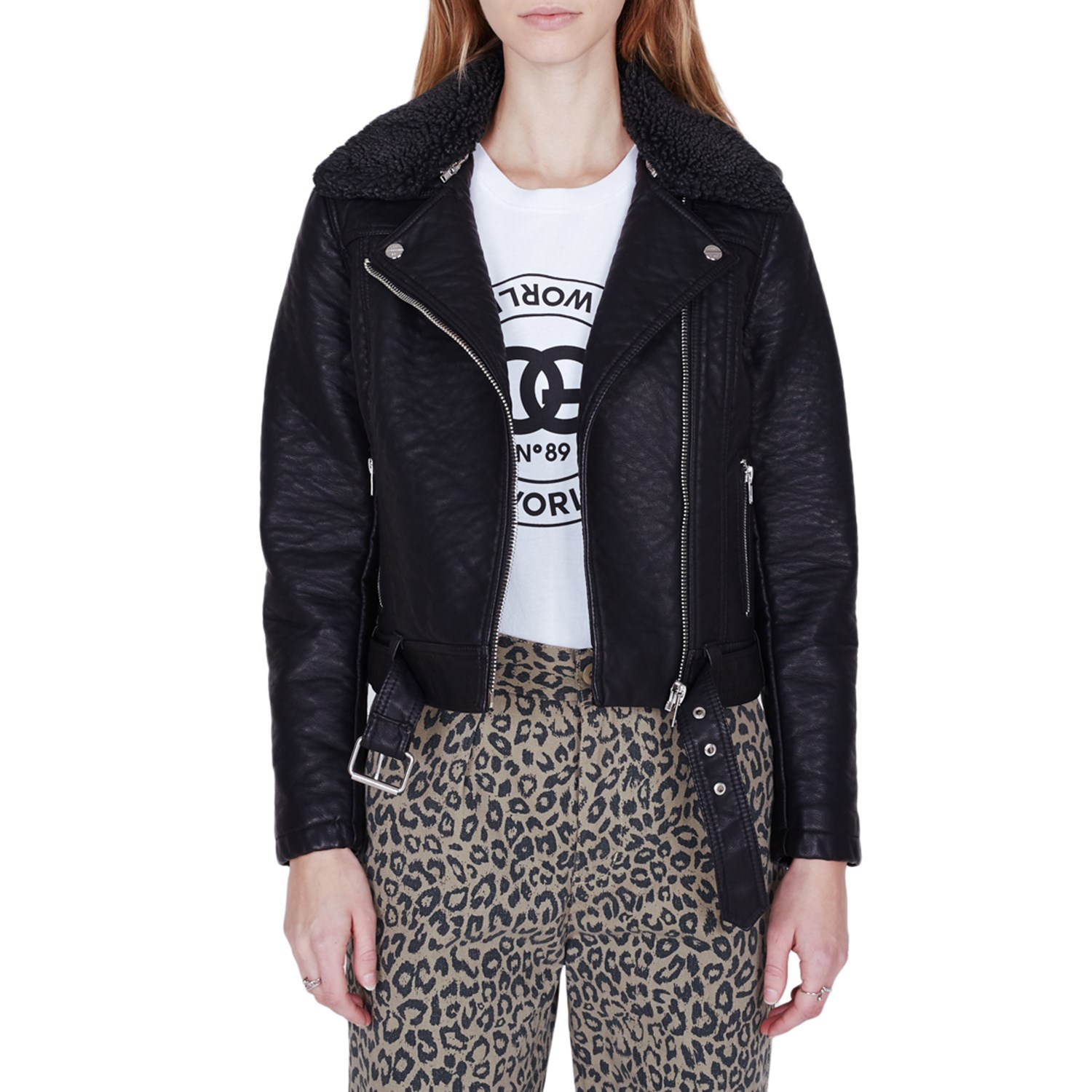 Obey Clothing Joey Vegan Moto Jacket Women S Evo