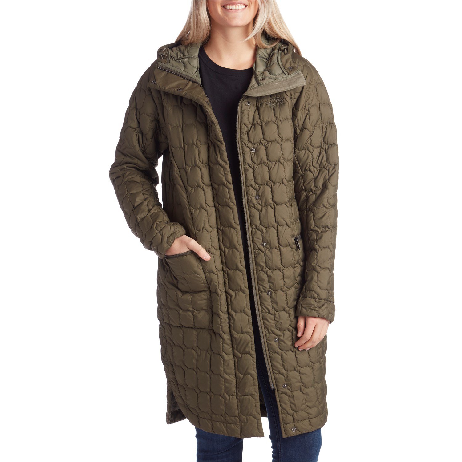 the north face women's thermoball duster jacket