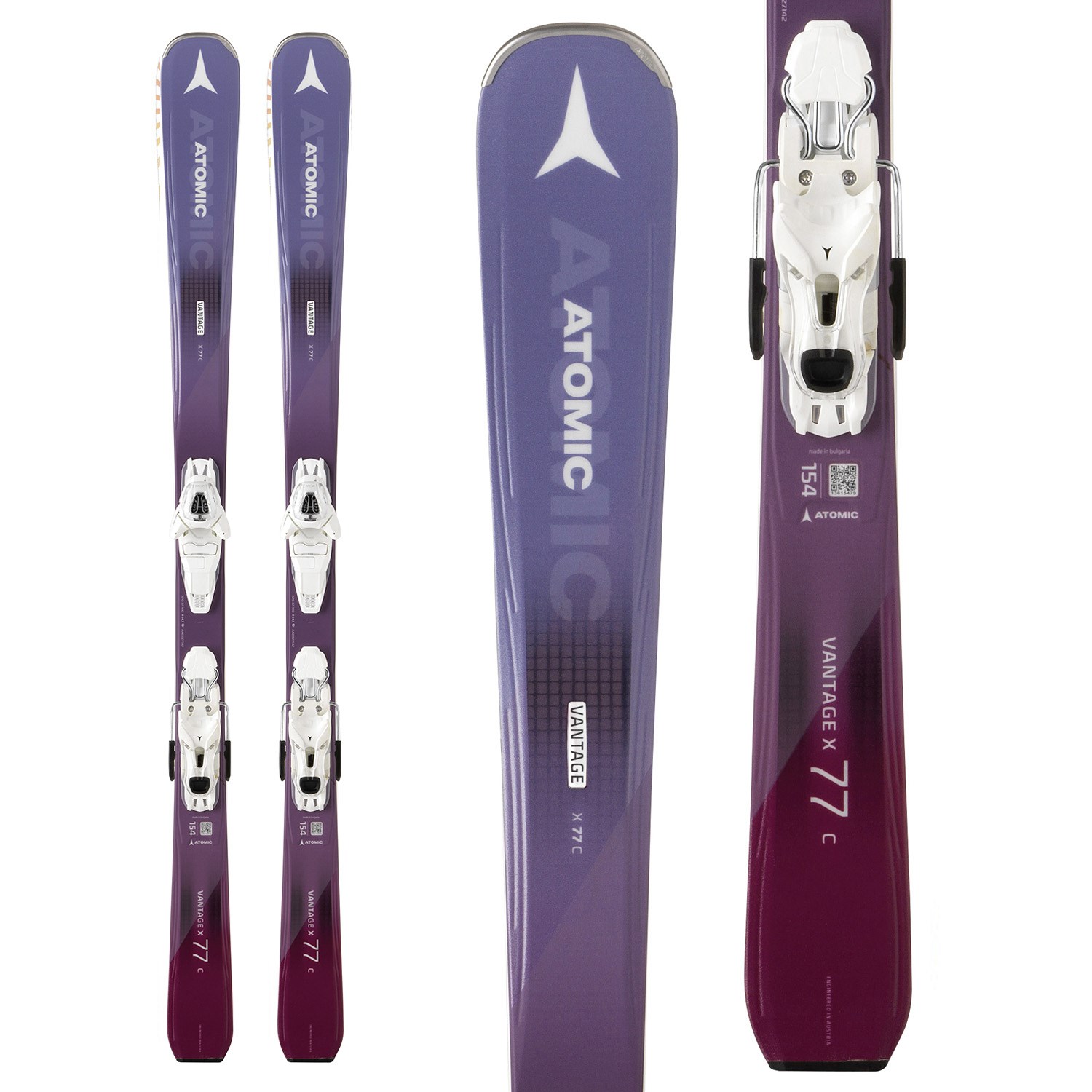 Atomic Vantage X 77 C W Skis + Lithium 10 Bindings - Women's 2019 