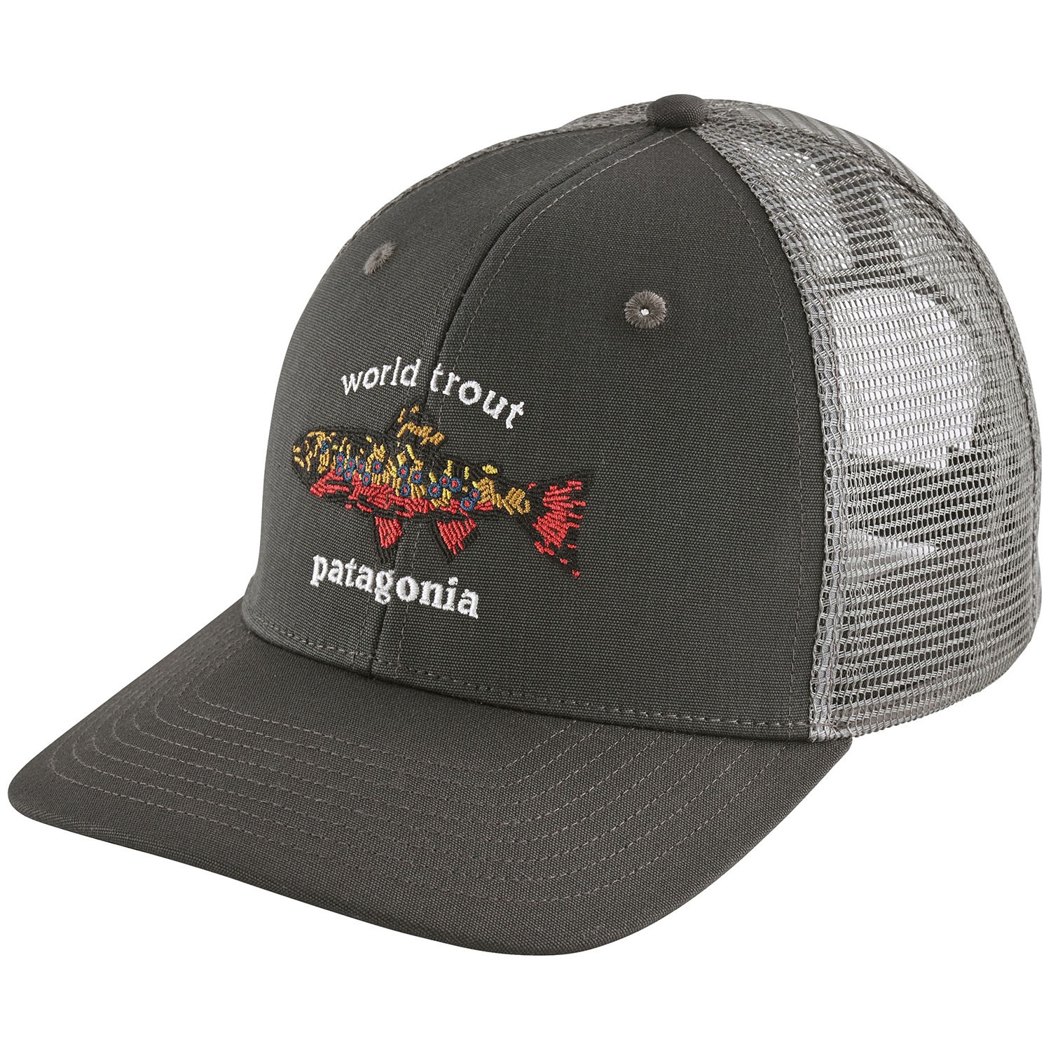 Patagonia World Trout Brook Fishstitch Trucker Hat