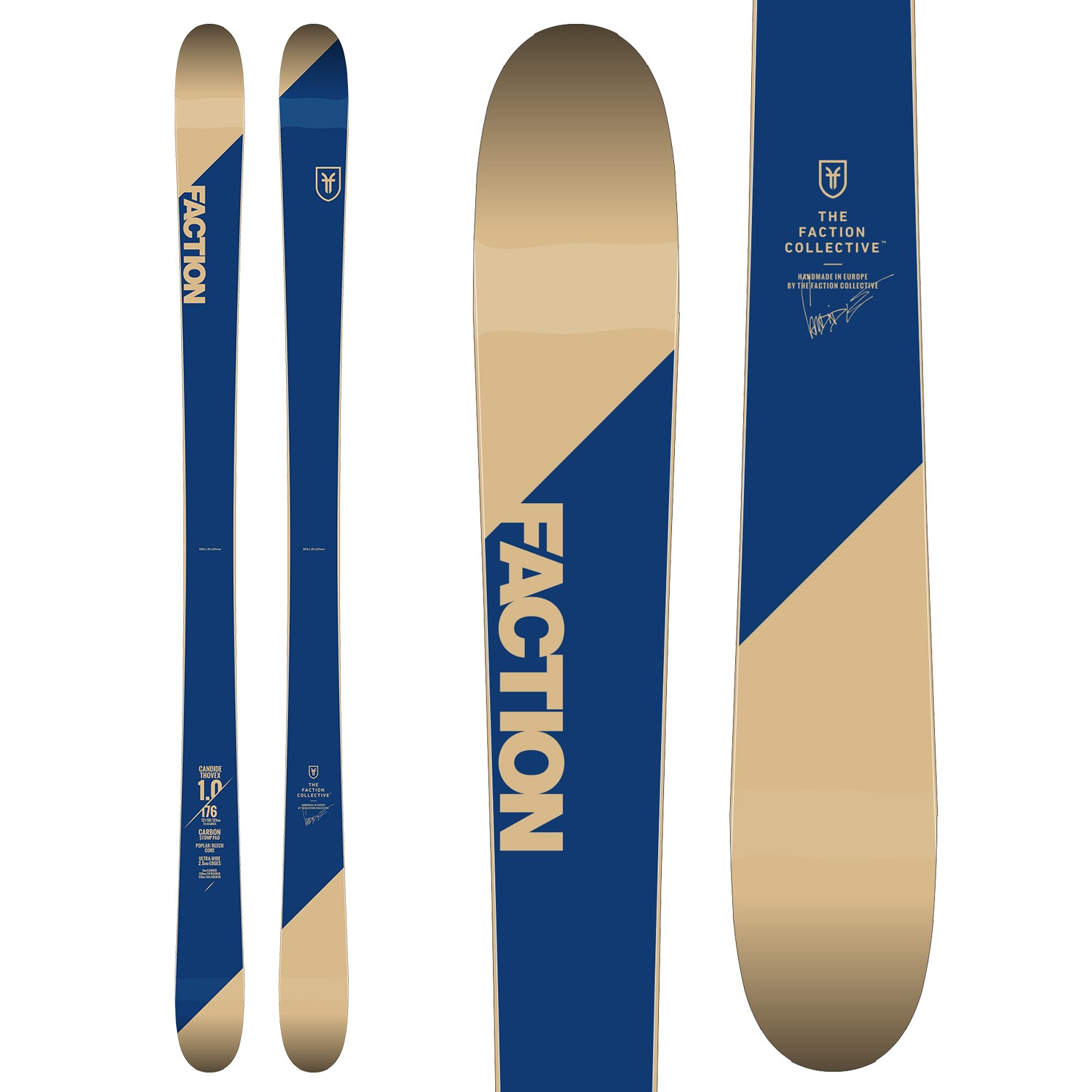 Faction Candide Thovex 1.0 2019/2020 All Mountain Freeride Skis NEW! 