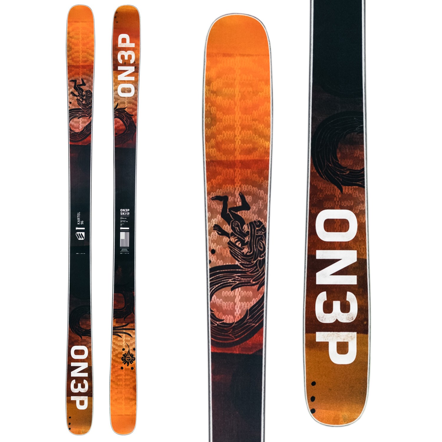 ON3P Kartel 96 Skis 2019 | evo