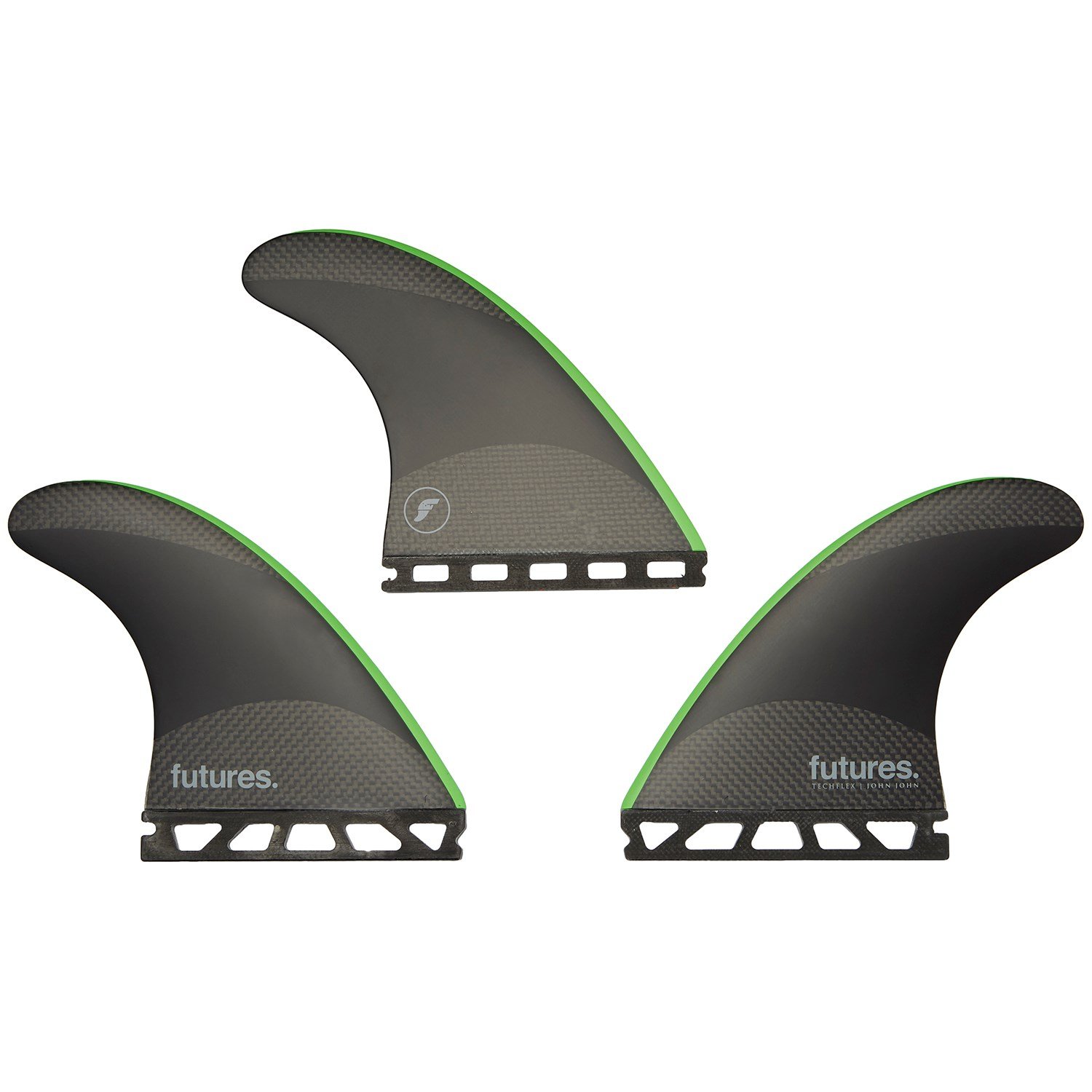 Futures JJF-2 Medium Techflex Tri Fin Set | evo