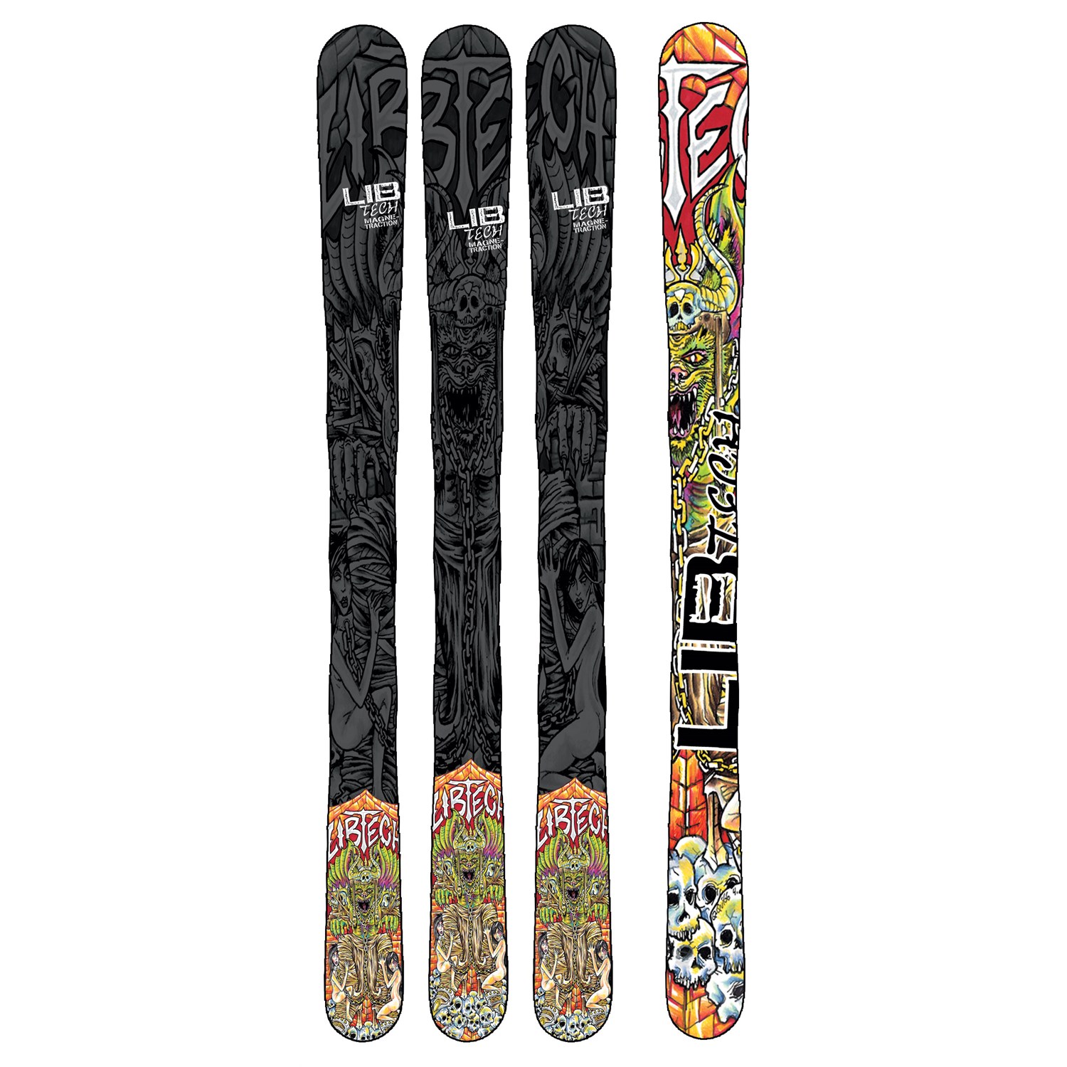 スキー板 LIBTECH NAS 166cm ARMADA ストック 115cm Lib Tech NAS POW Series Skis 2008 | evo