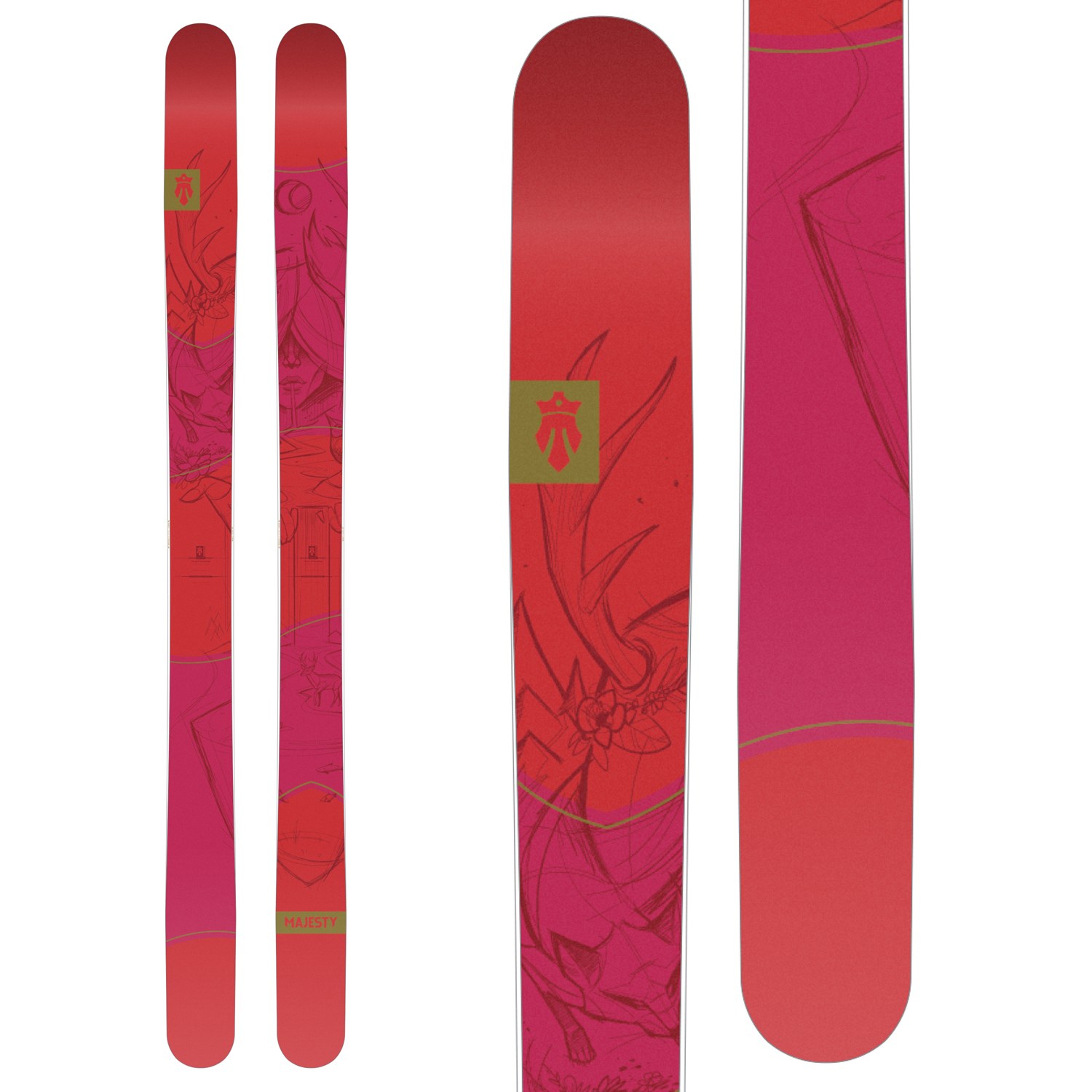 Majesty Velvet Skis - Women's 2019 | evo