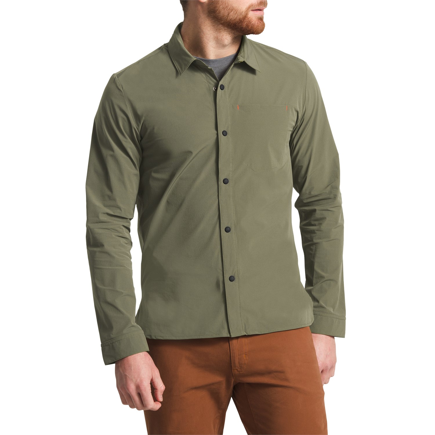 north face long sleeve button down shirt