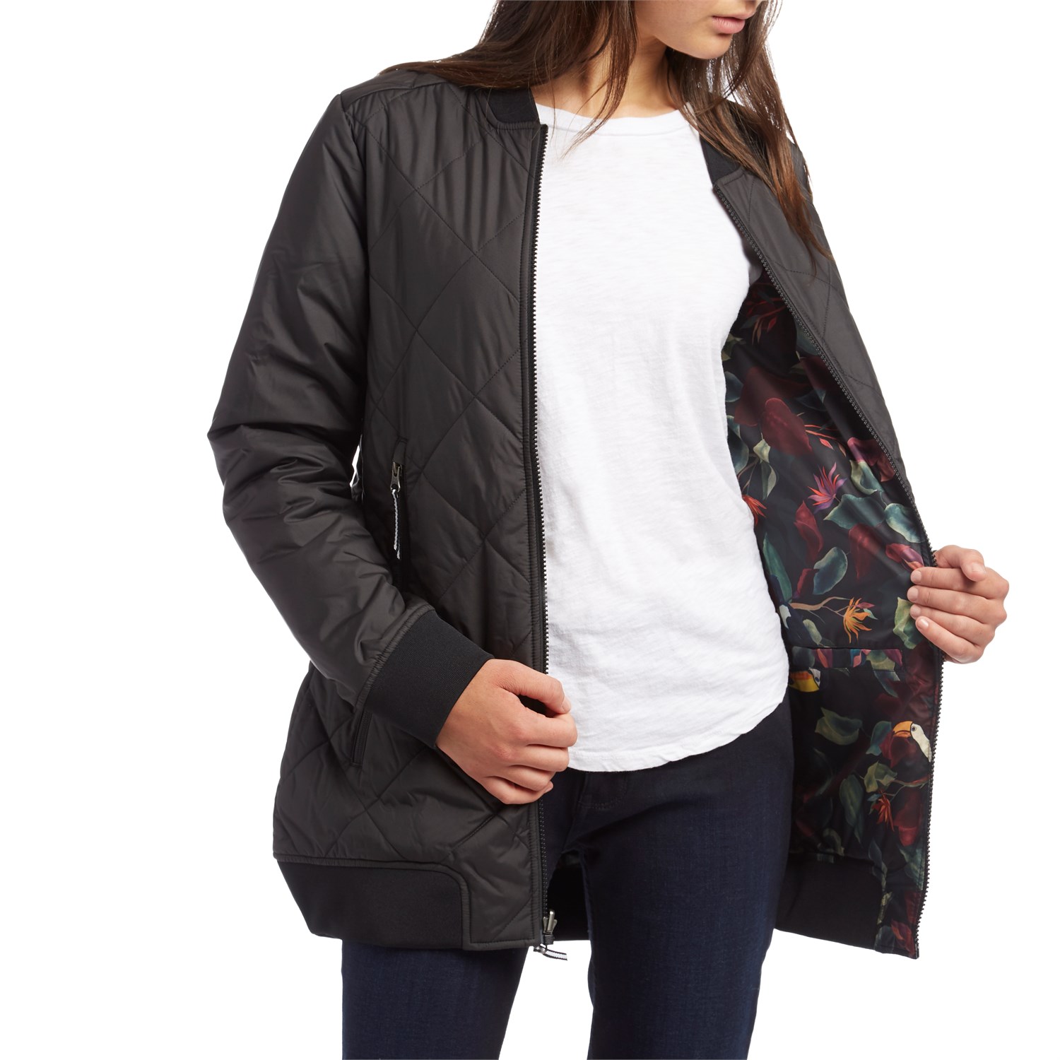 the north face women's jester insulated reversible bomber jacket