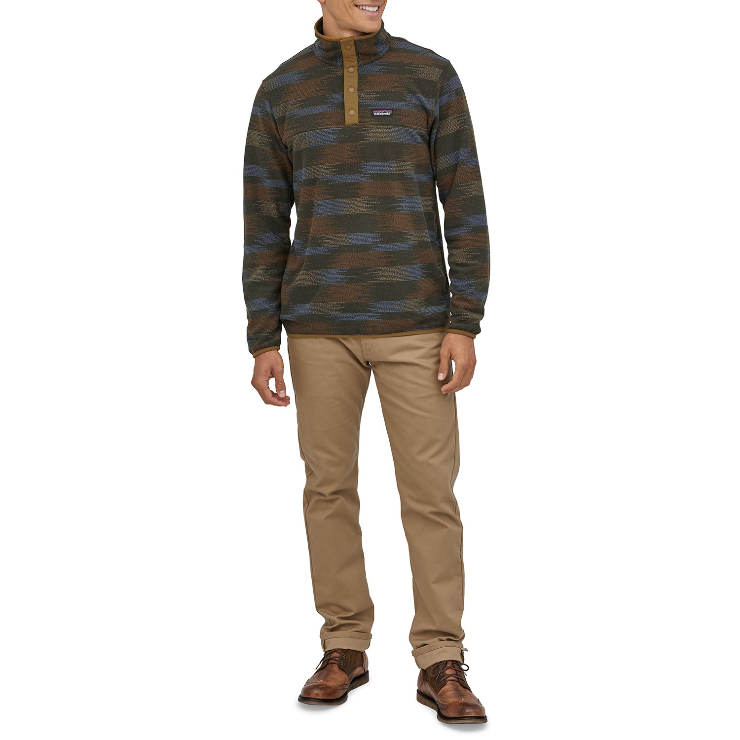 patagonia camo pullover