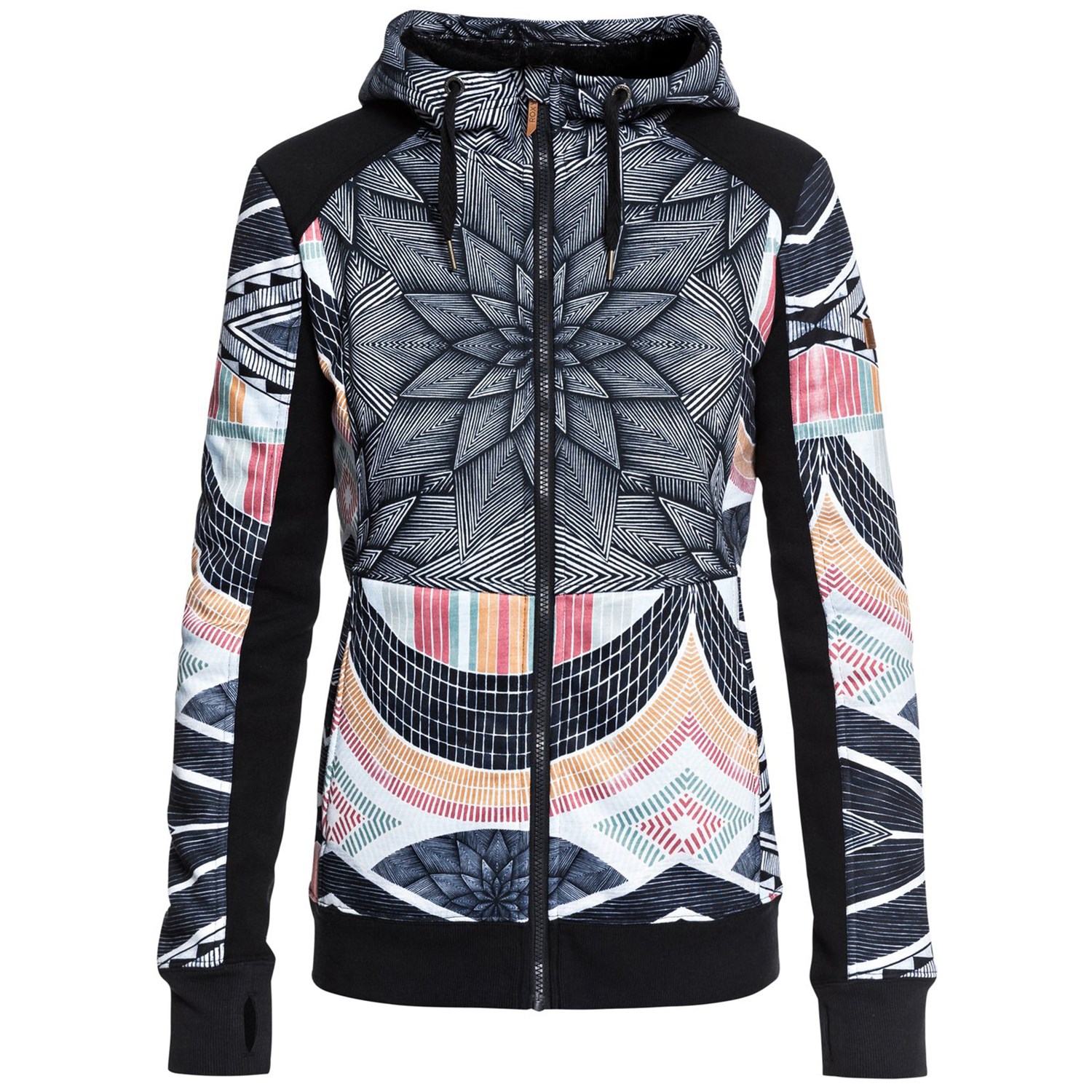 Details about   New Roxy Womens Frost Printed Winter Hoodie. 