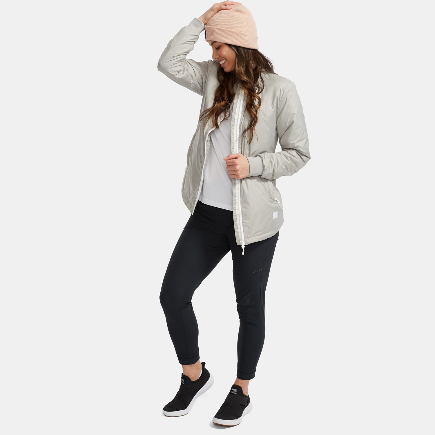 FAVIPT Women's Lightweight Bomber Jacket