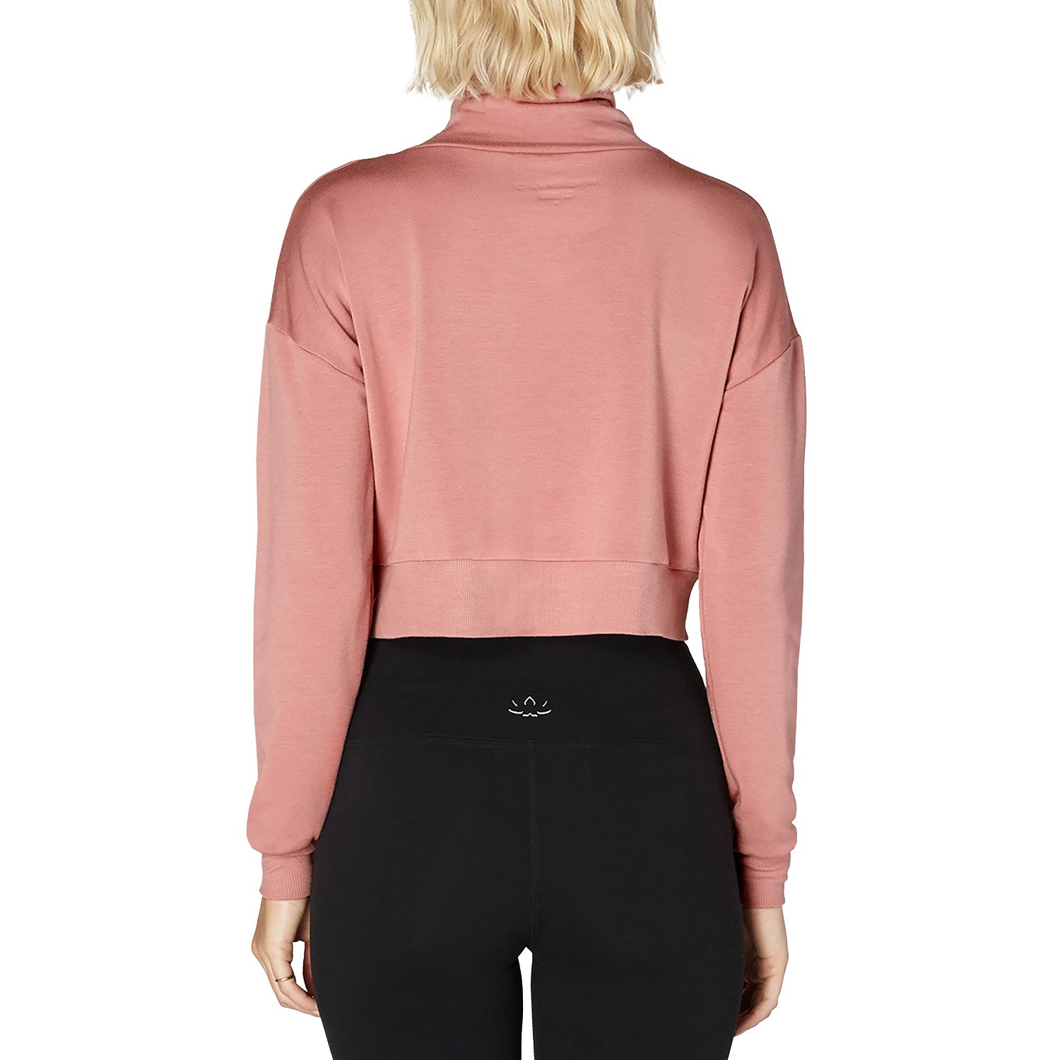 beyond yoga all time cropped pullover