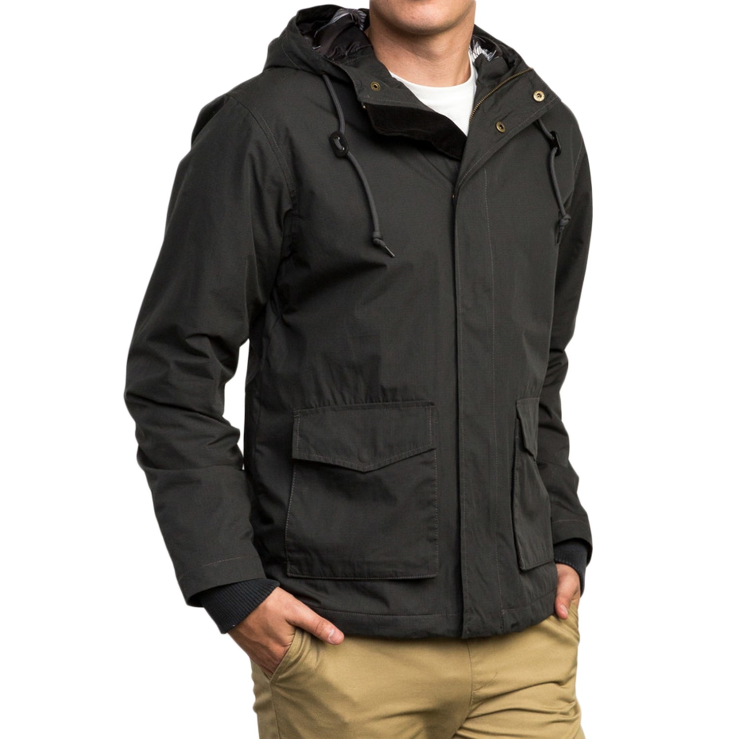 rvca puffer parka jacket