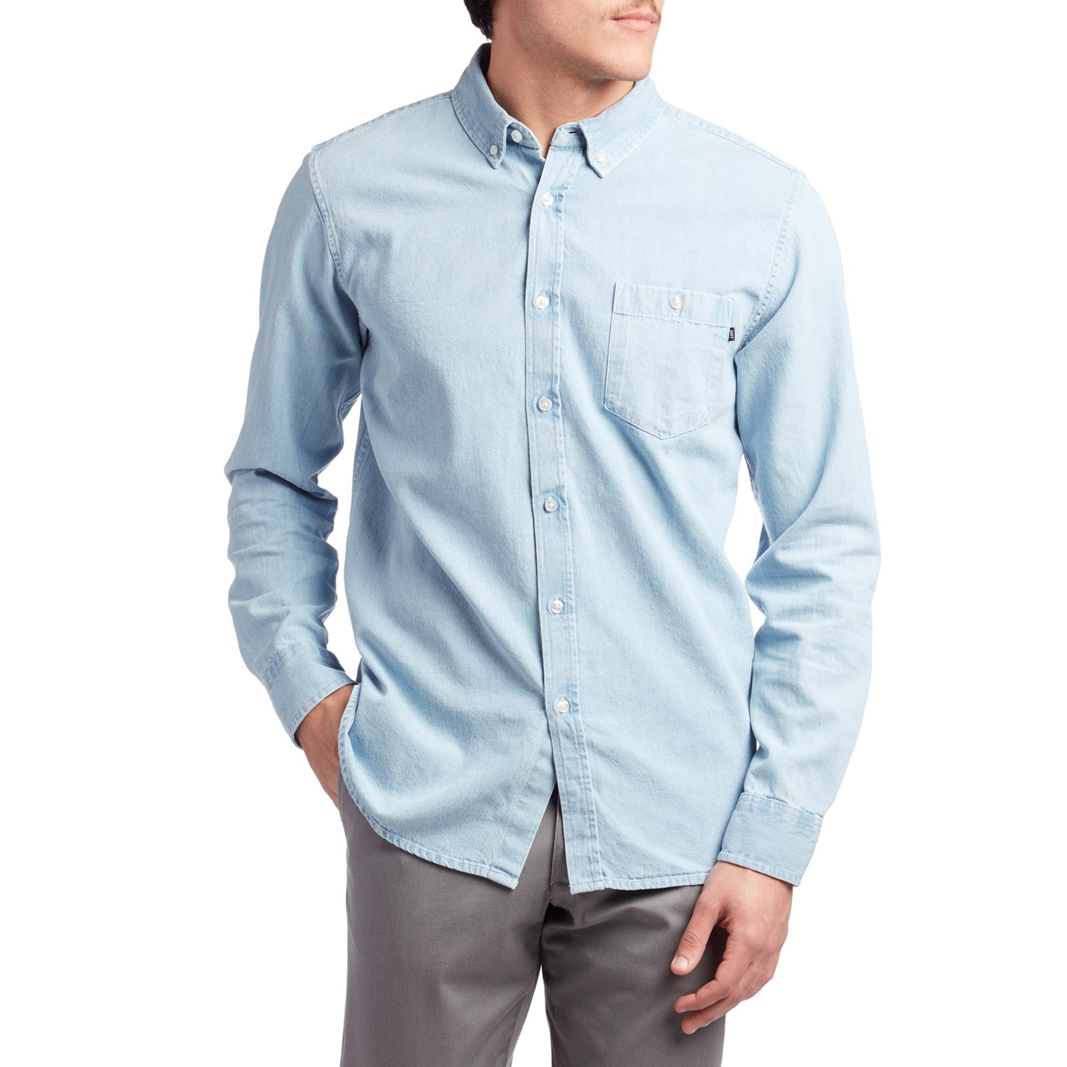 obey denim shirt