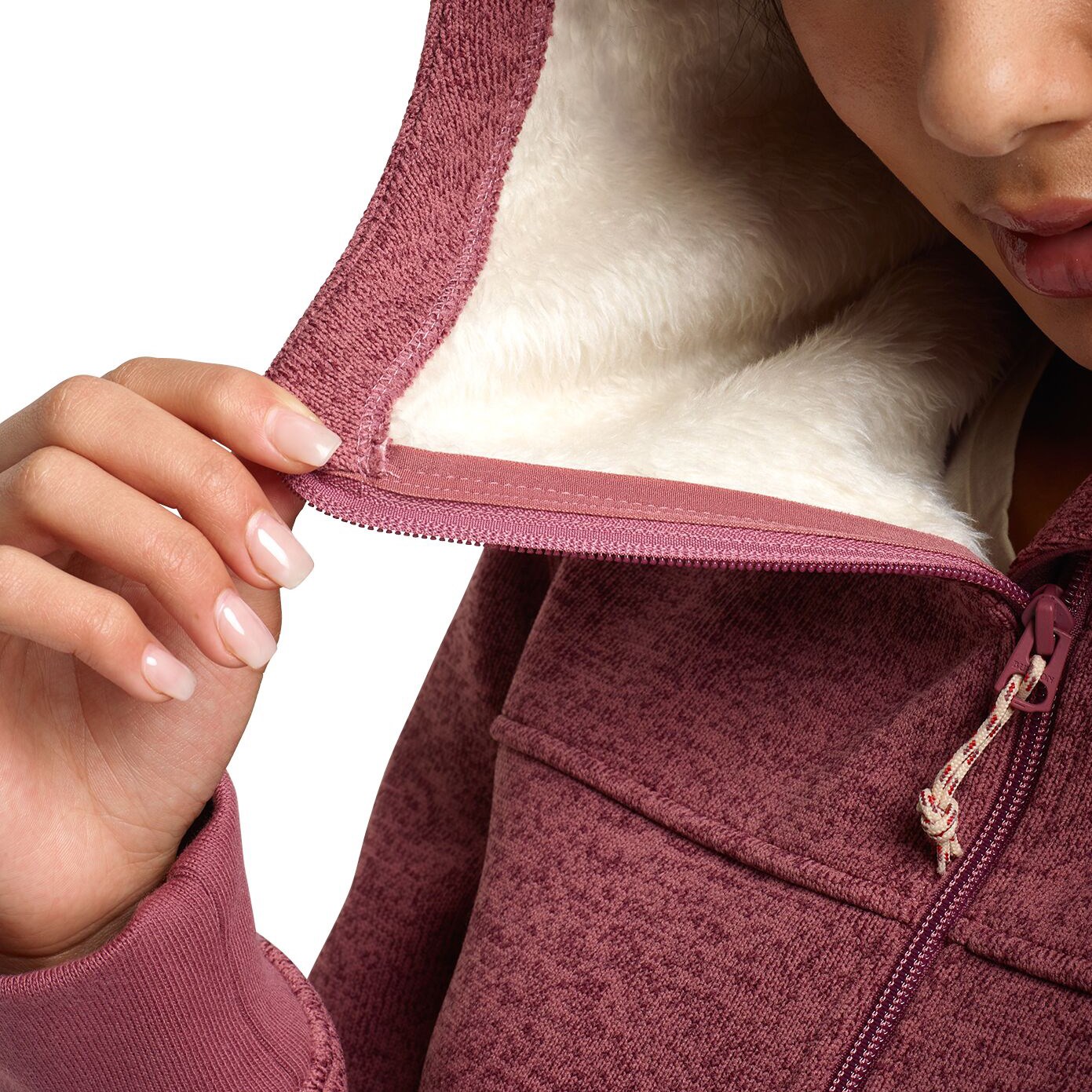 burton minxy hooded fleece jacket