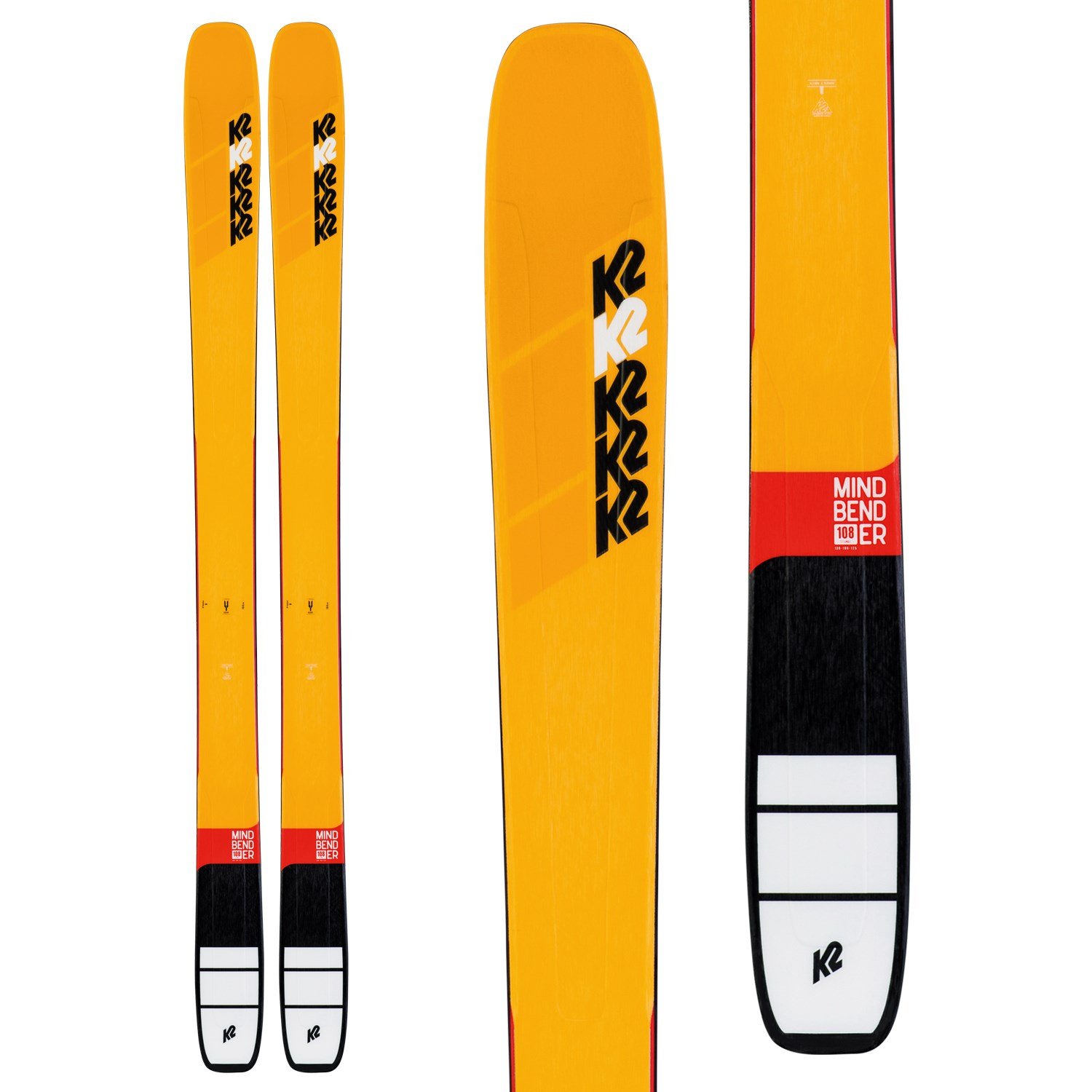 2020 K2 Mindbender 108Ti Skis 172  179  186 cm 