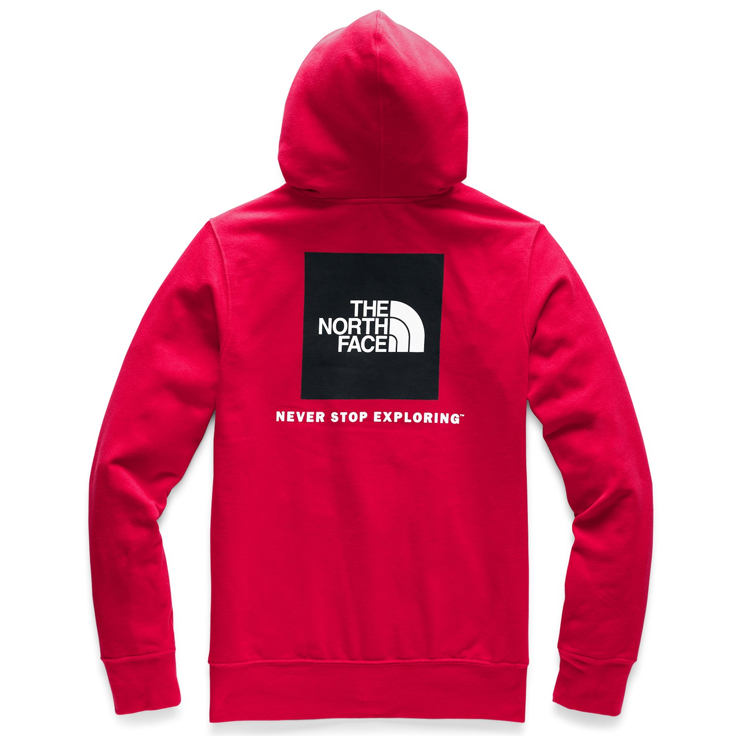 north face red box pullover hoodie