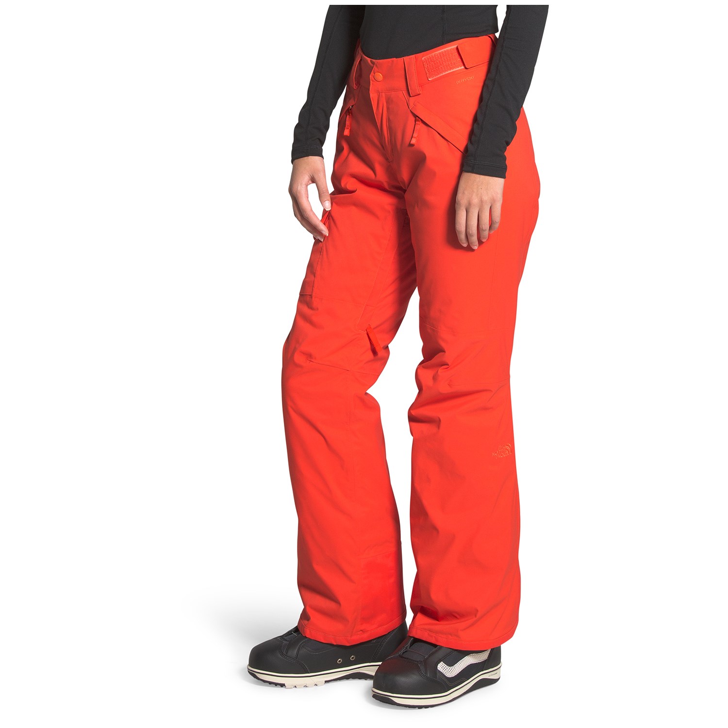 north face red snow pants