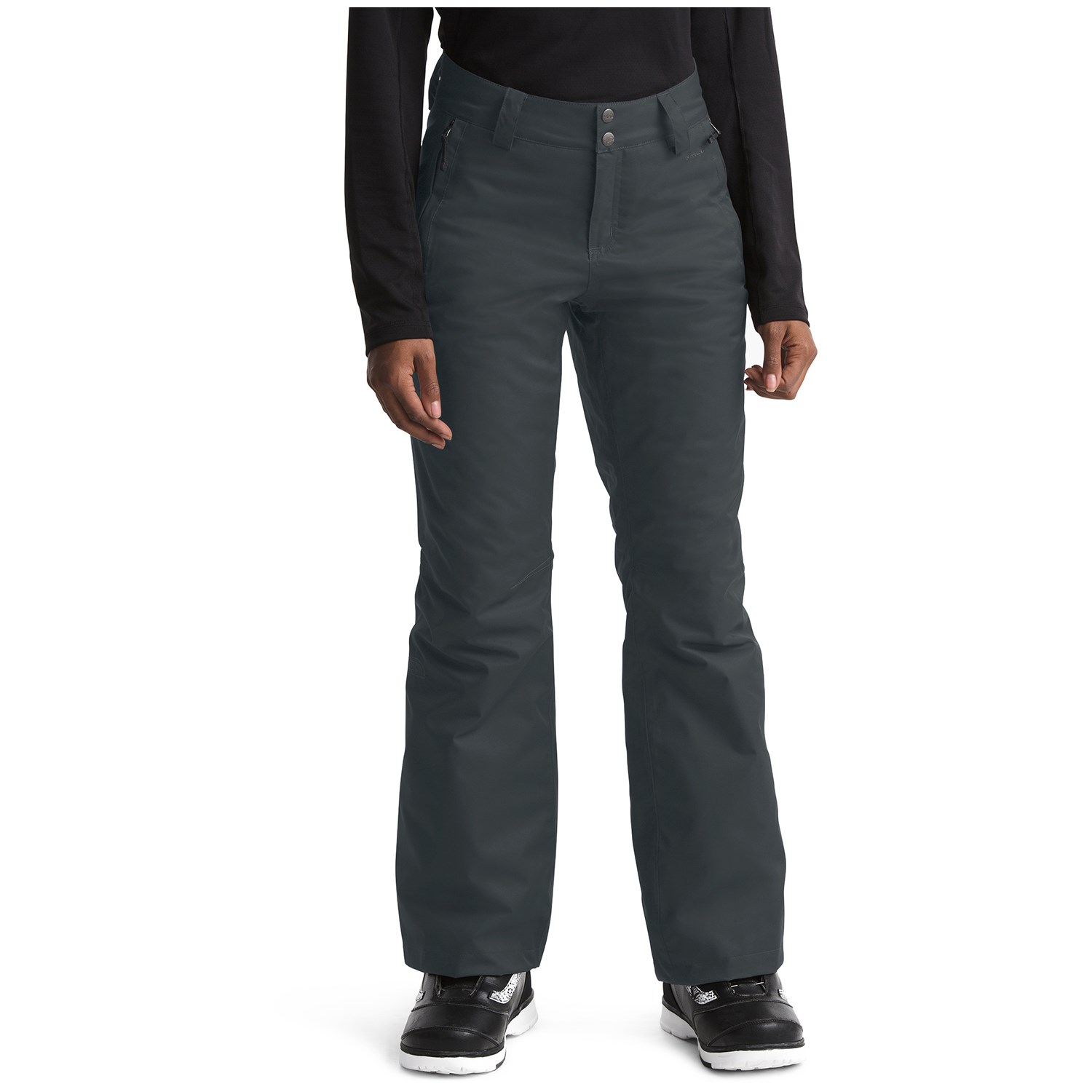 north face ski pants grey