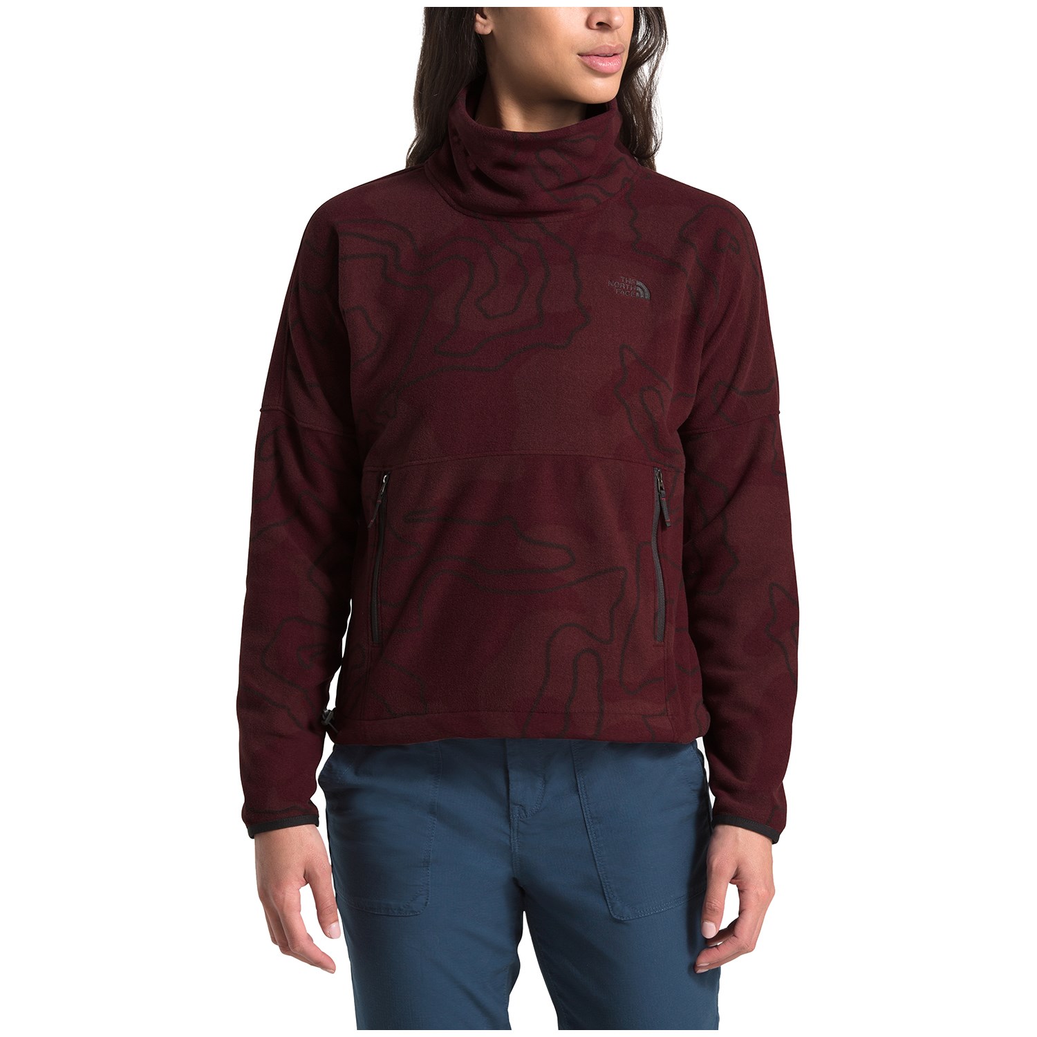 north face glacier funnel neck